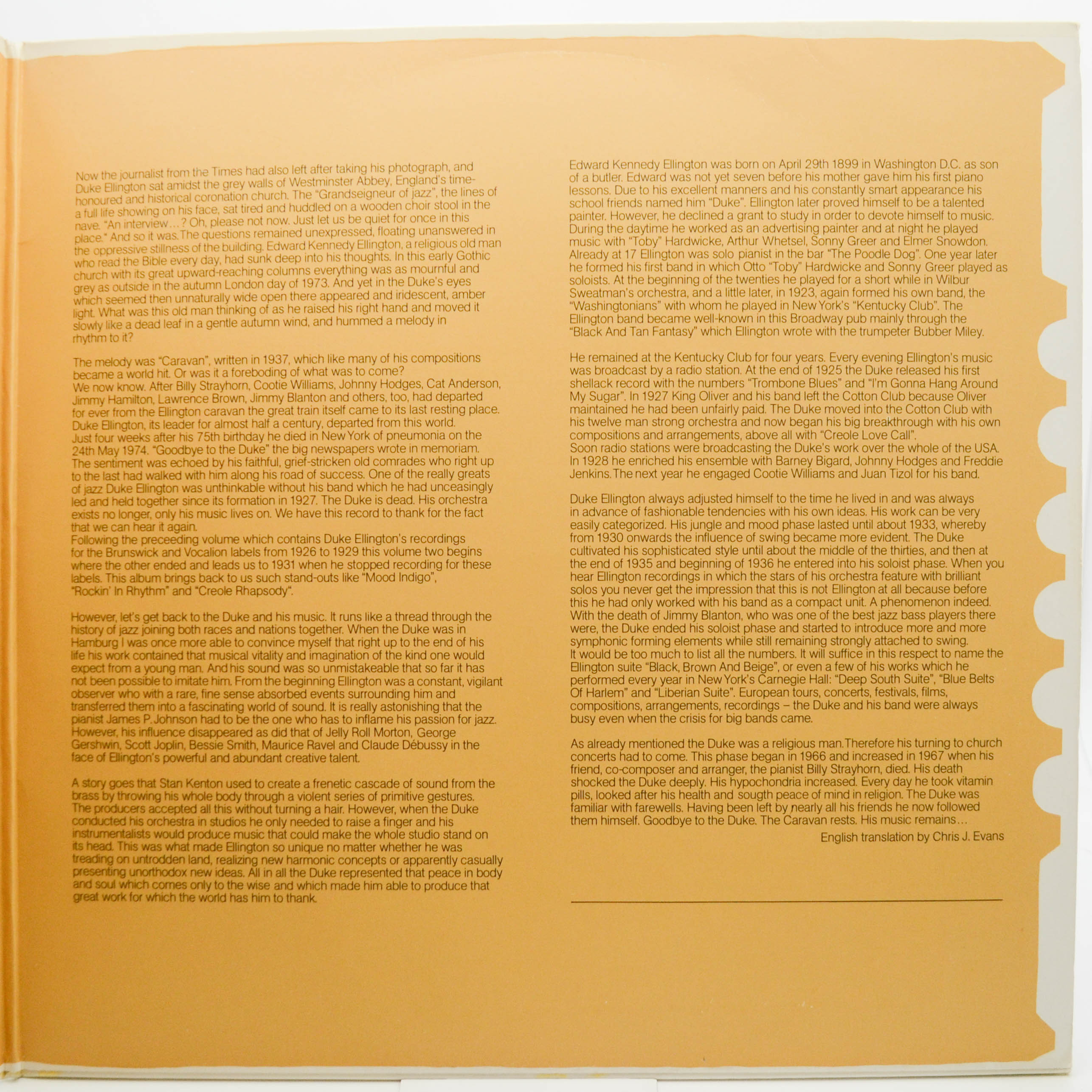 Duke Ellington — Vol. 2 (1929-1931) (2LP), 1974