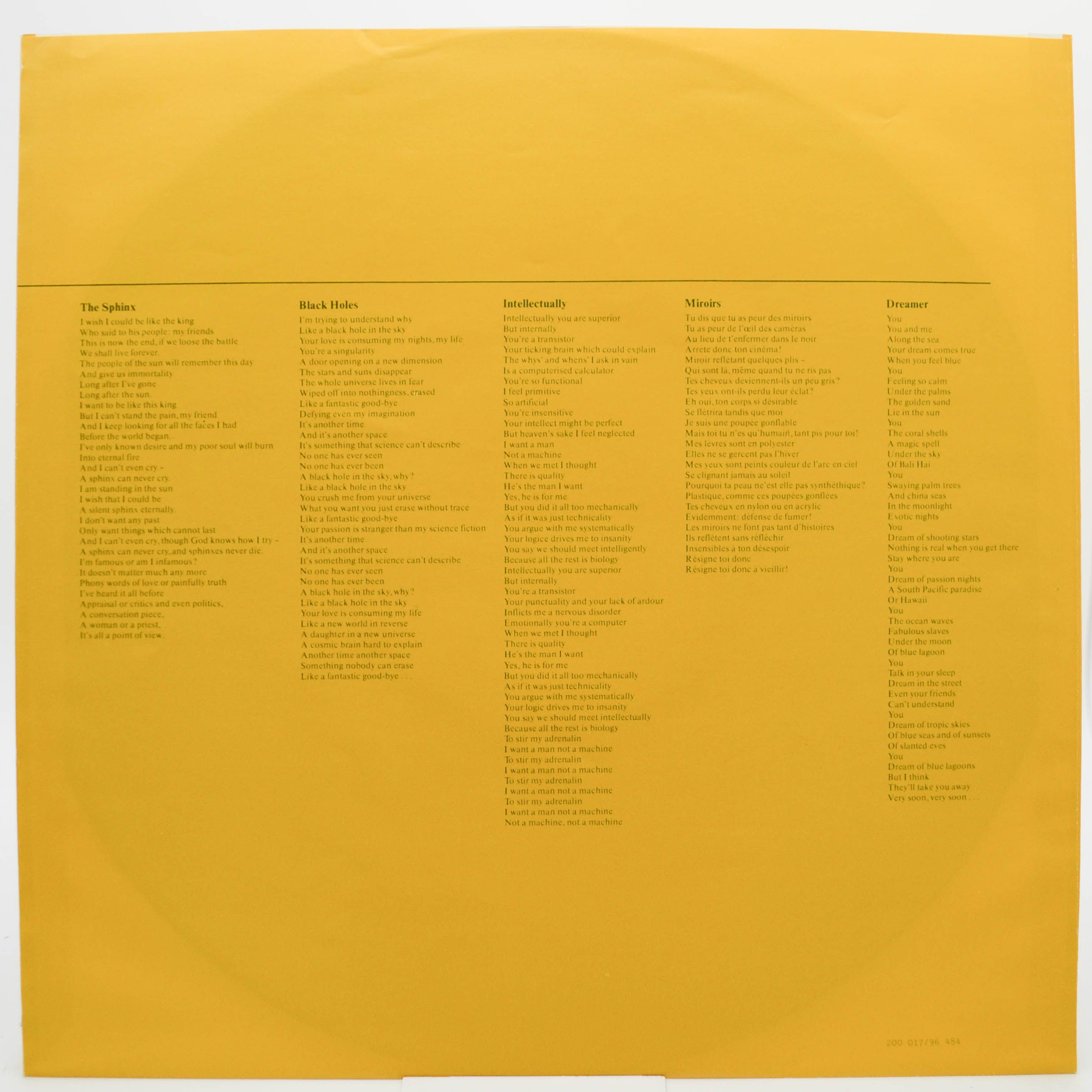 Amanda Lear — Never Trust A Pretty Face, 1979