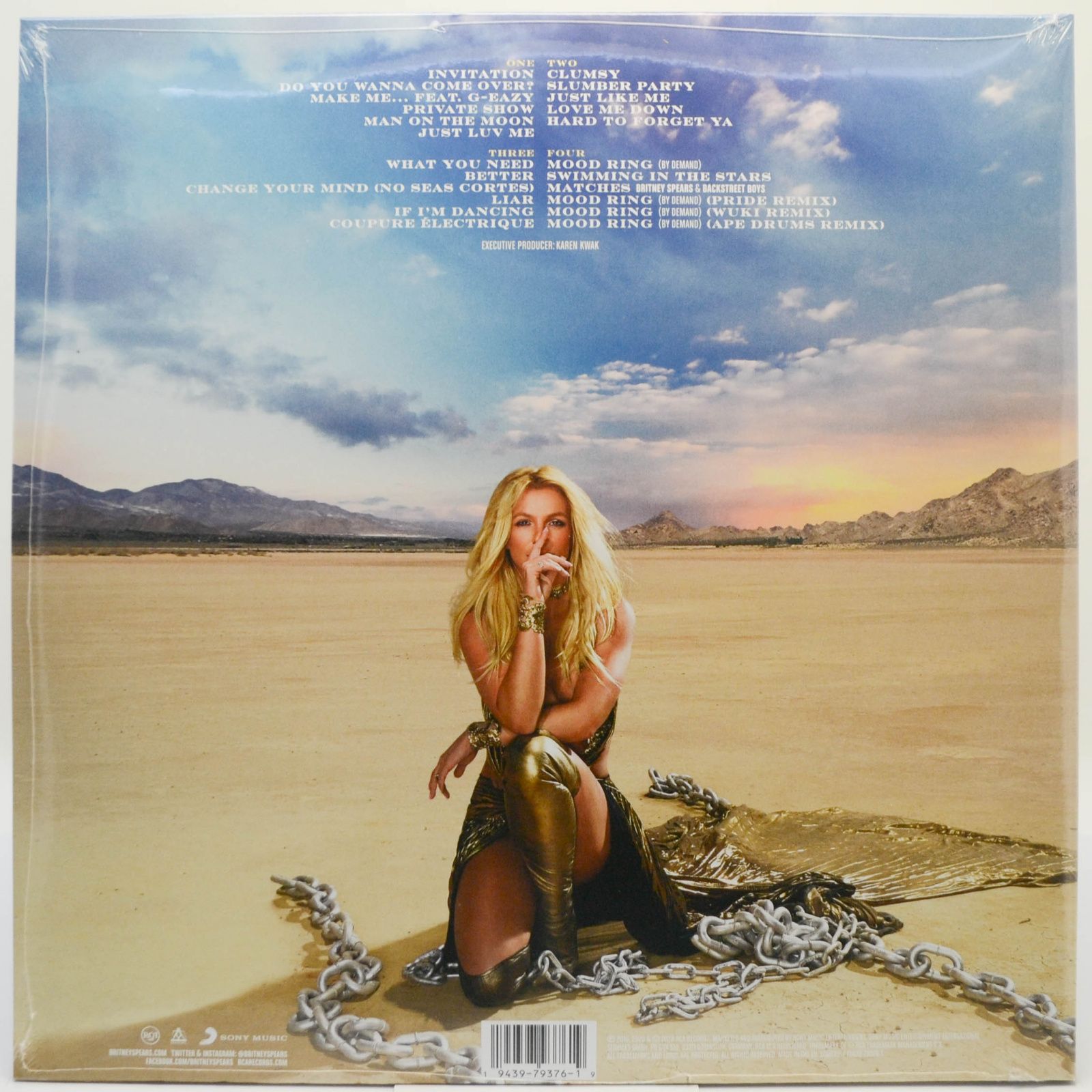 Britney Spears — Glory (2LP), 2016