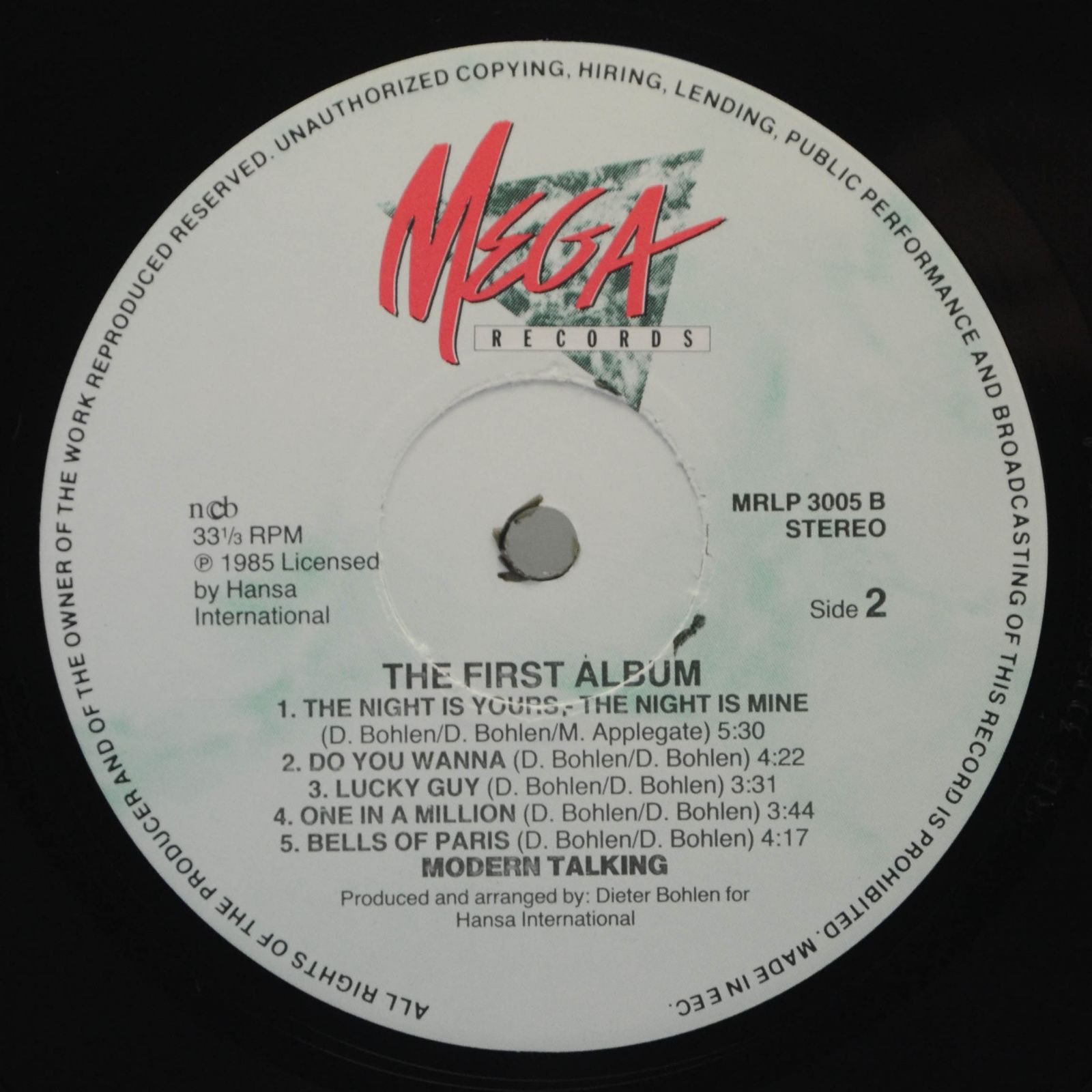 Modern Talking — The 1st Album, 1985