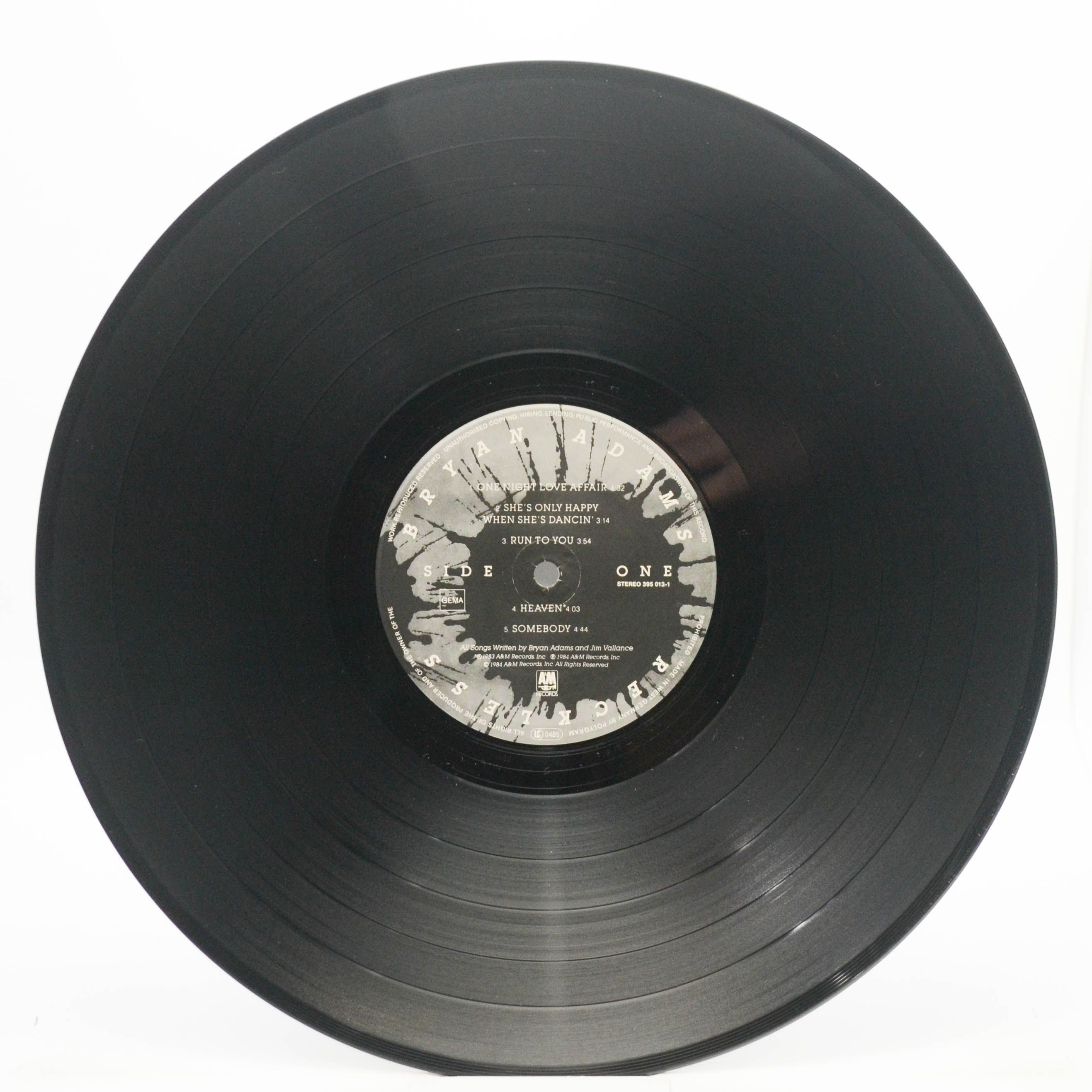 Bryan Adams — Reckless, 1985