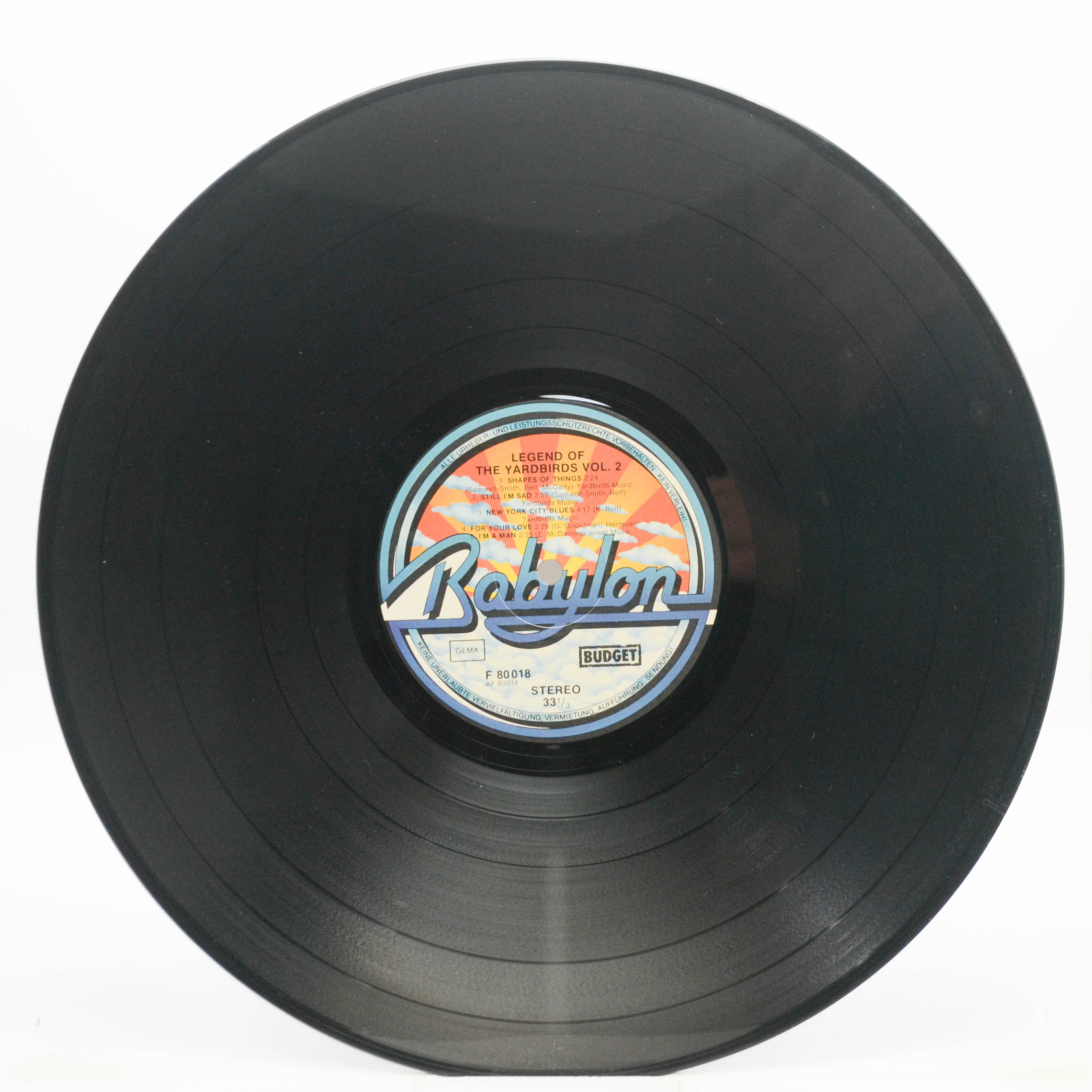 Yardbirds — Legend Of The Yardbirds Vol. 2, 1976