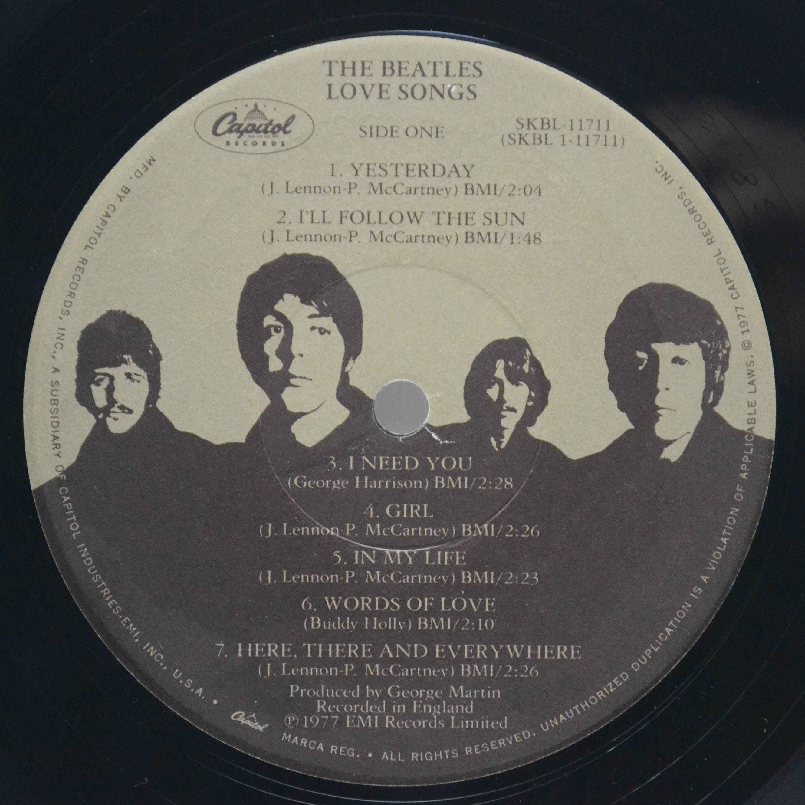 Beatles — Love Songs (2LP, USA), 1977