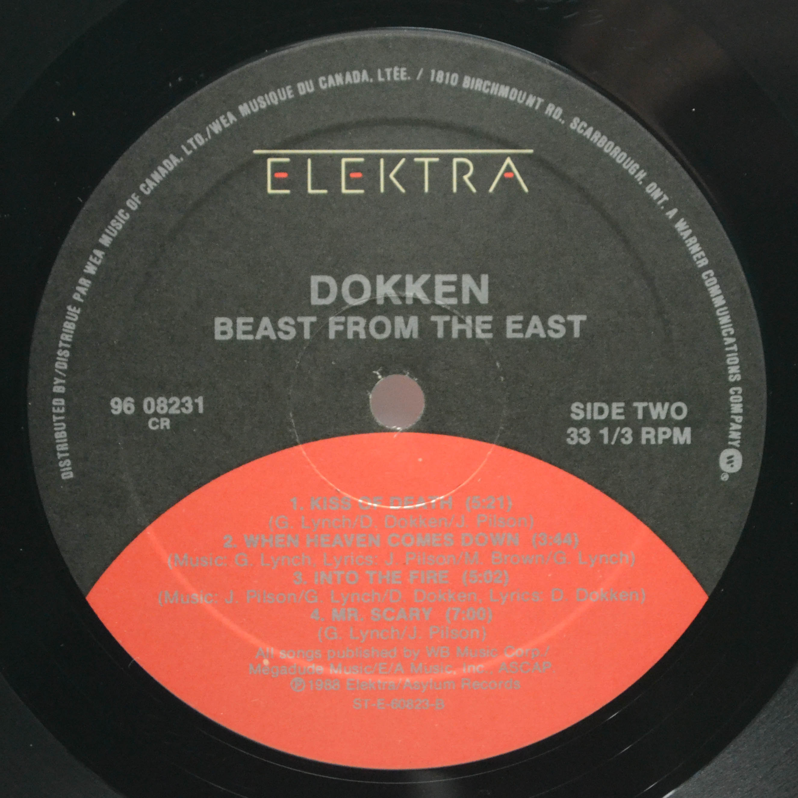 Dokken — Beast From The East (2LP), 1988