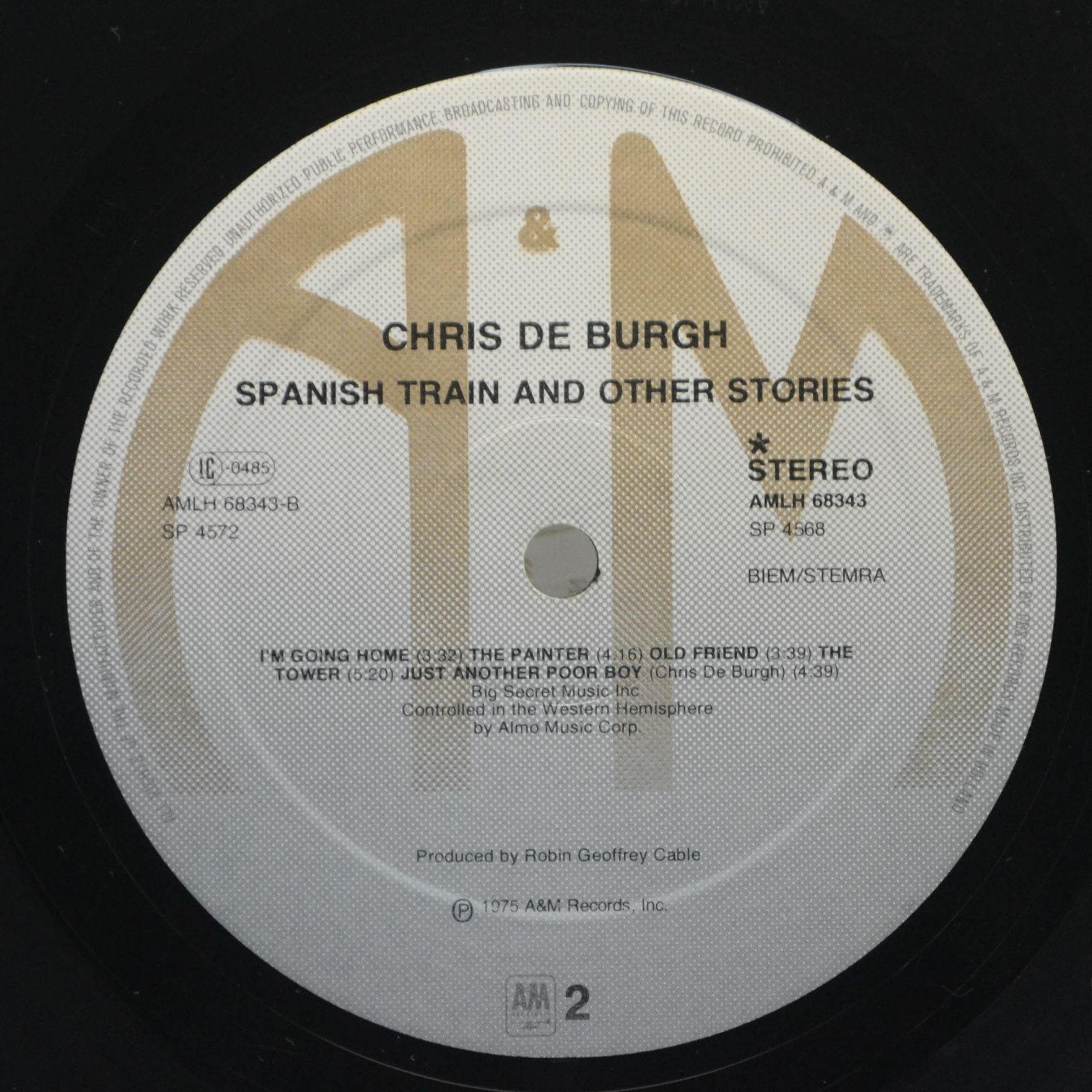 Chris de Burgh — Spanish Train And Other Stories, 1985