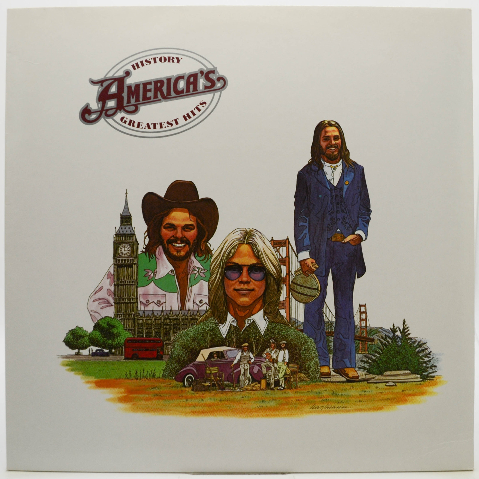 Виниловая пластинка America — History · America's Greatest Hits, 1975