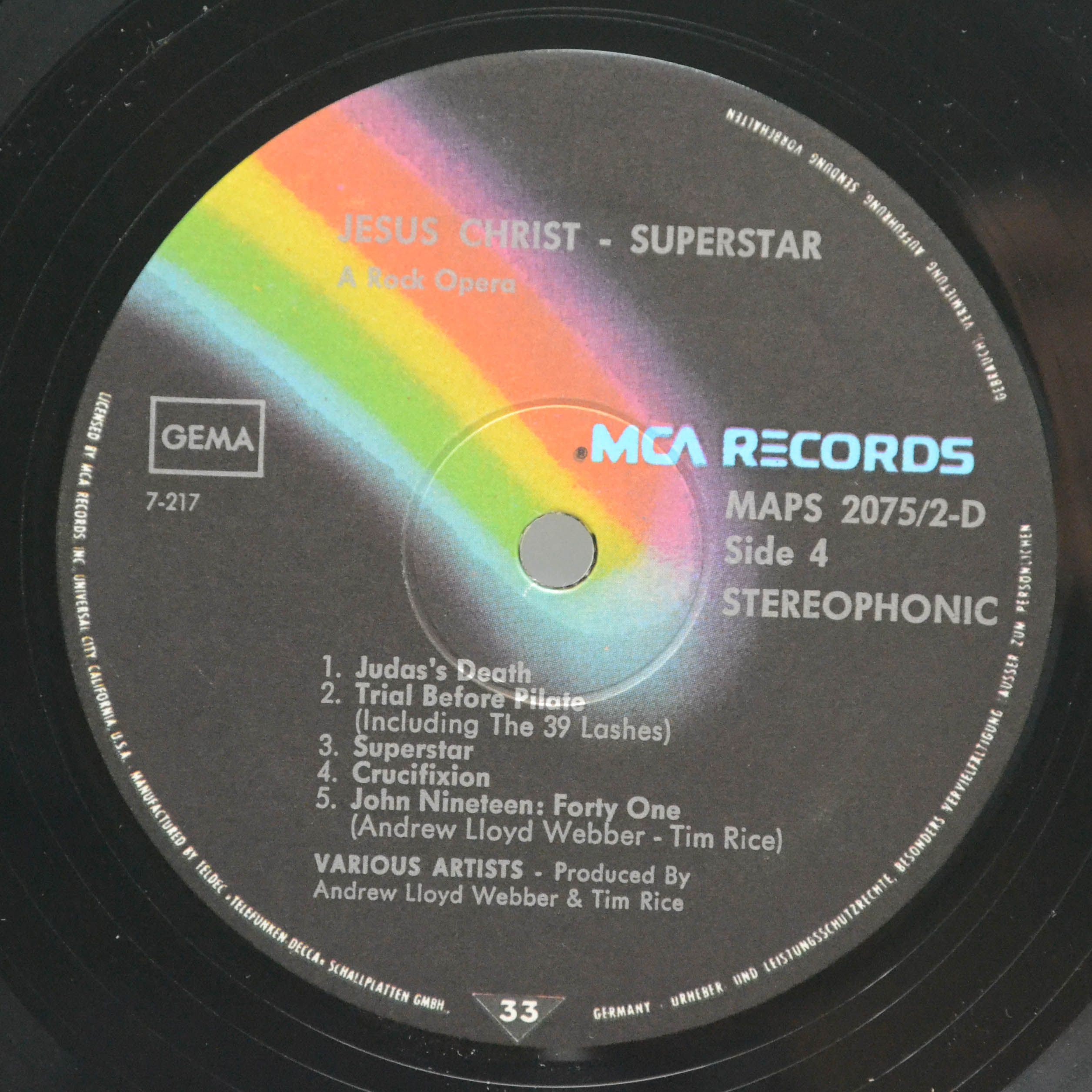 Various — Jesus Christ Superstar (Box-set, booklet), 1970