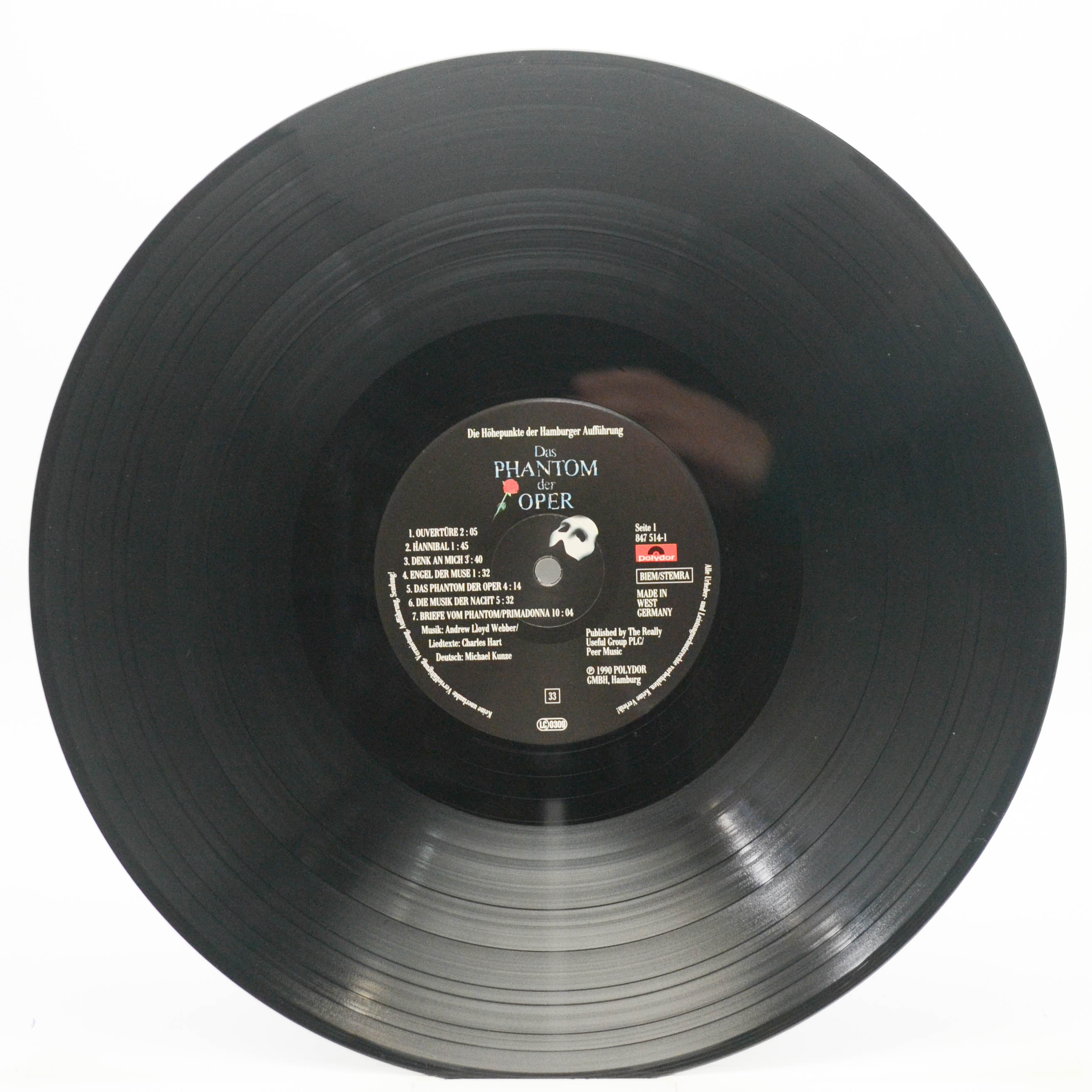 Various — Das Phantom Der Oper (Die Höhepunkte Der Hamburger Aufführung), 1990