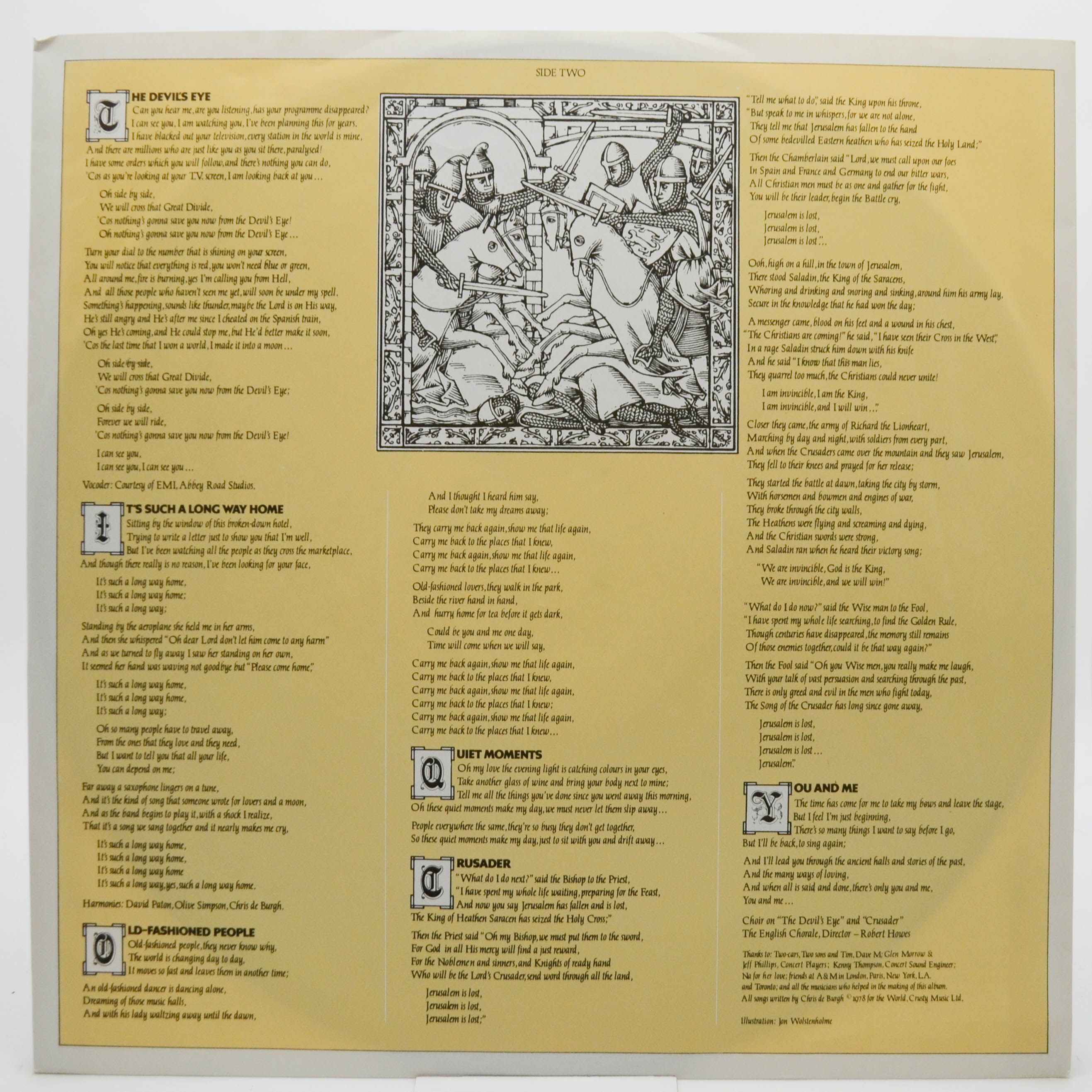 Chris de Burgh — Crusader, 1979