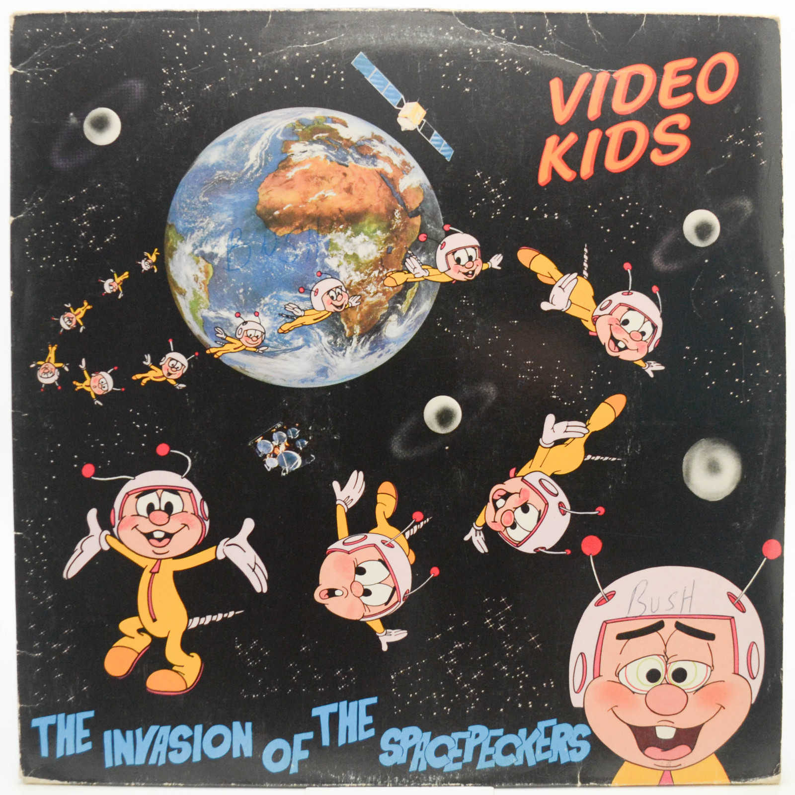 Виниловая пластинка Video Kids — The Invasion Of The Spacepeckers, 1984
