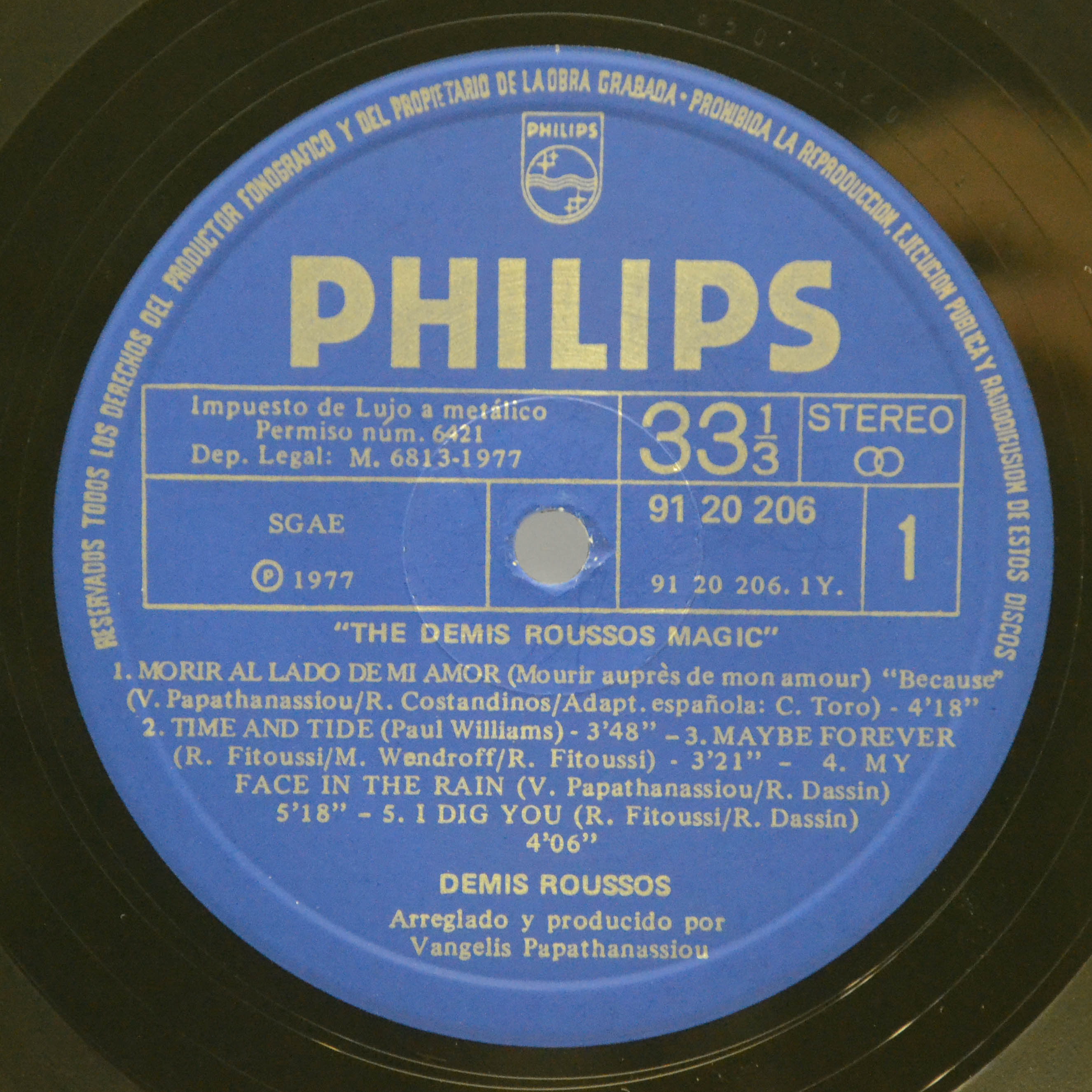 Demis Roussos — The Demis Roussos Magic, 1977