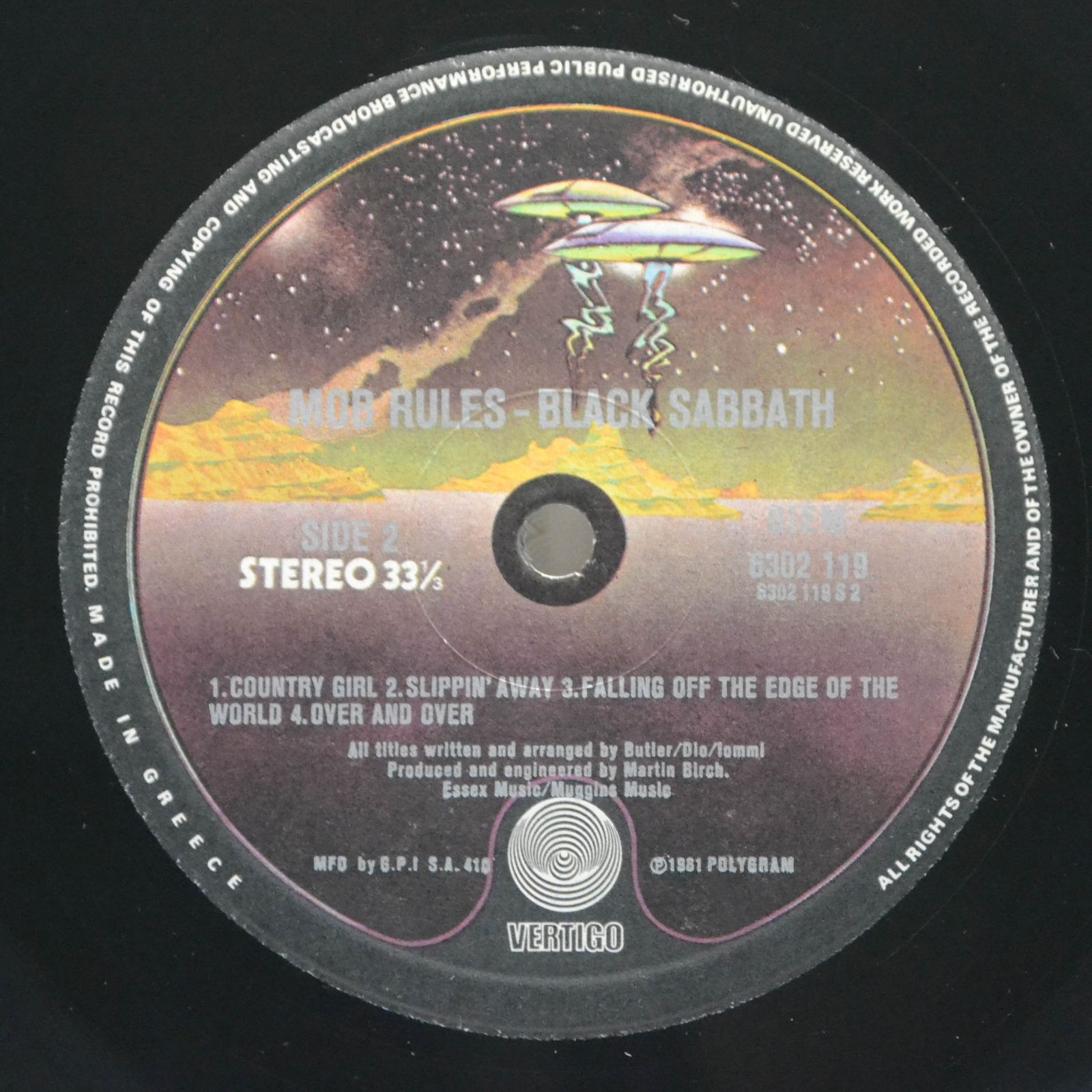 Black Sabbath — Mob Rules, 1981