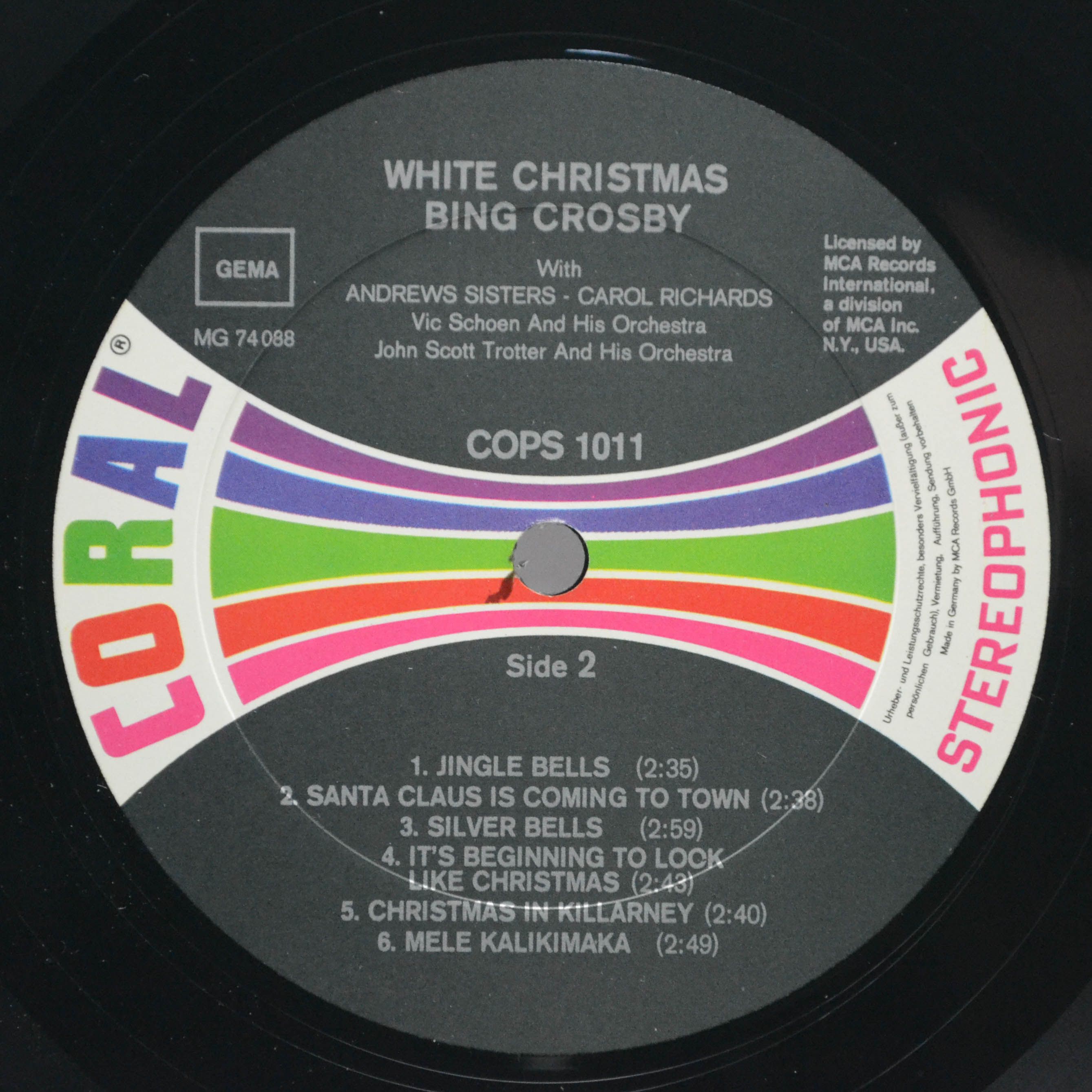 Bing Crosby — White Christmas, 1955