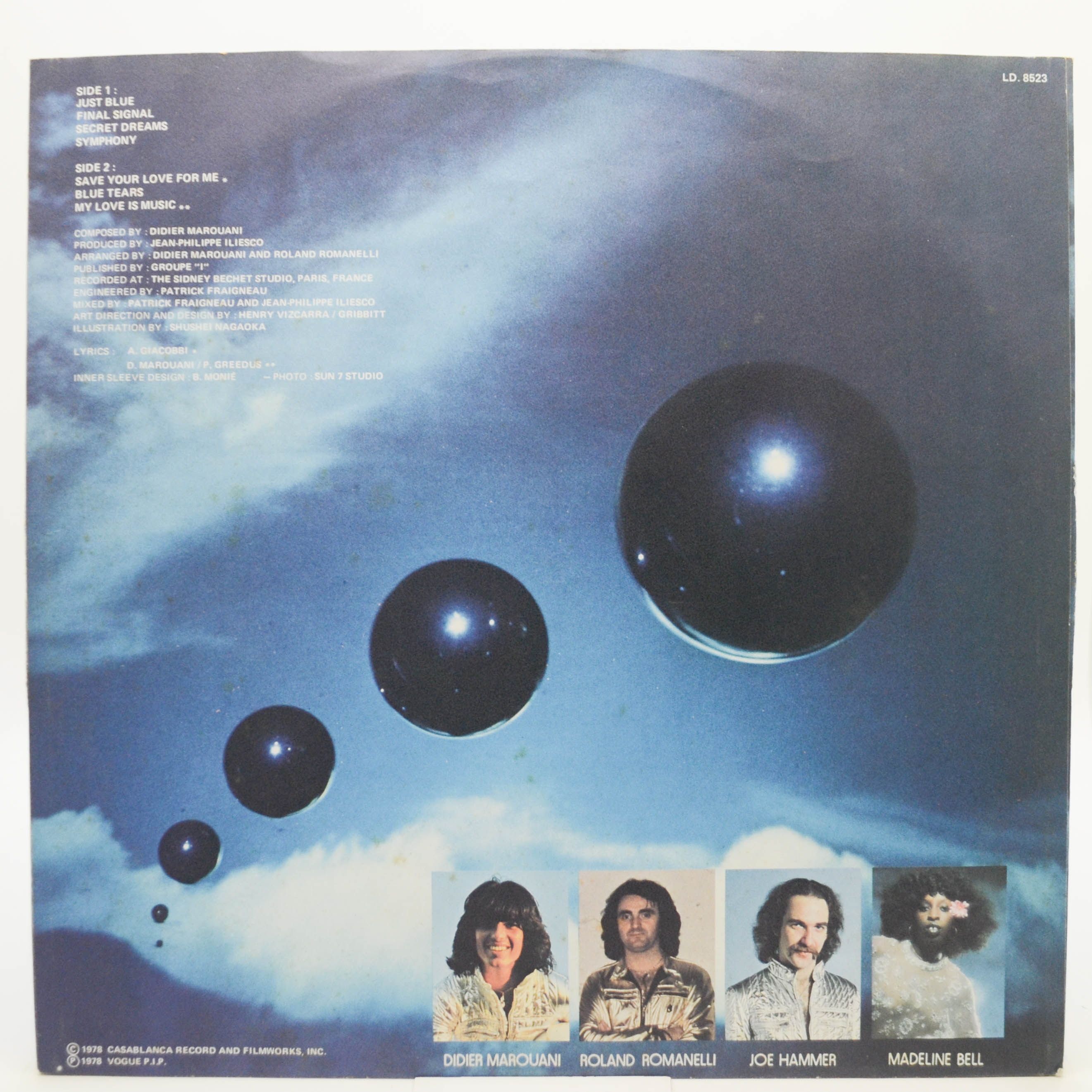 Space — Just Blue (1-st, France), 1978