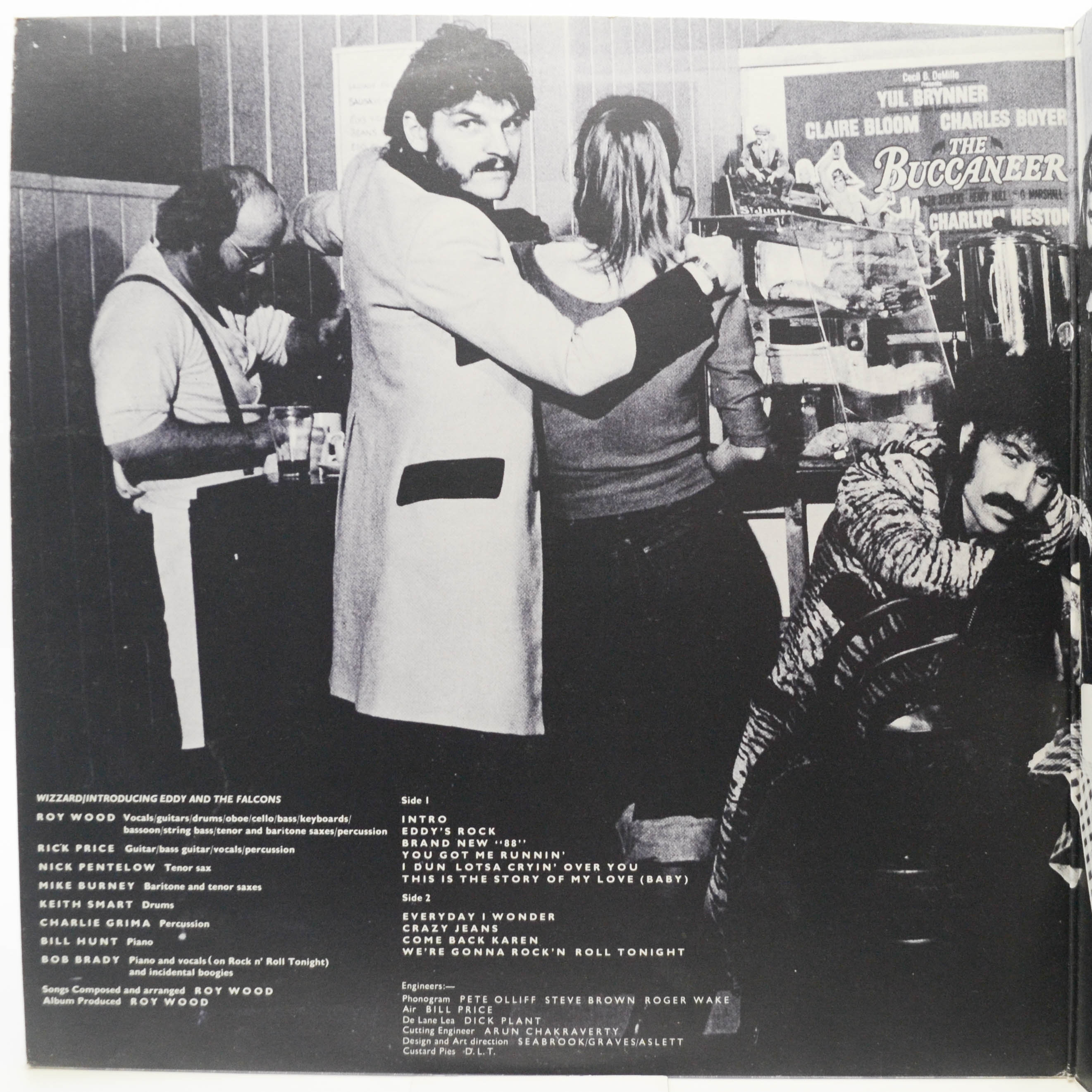 Wizzard — Introducing Eddy And The Falcons (1-st, UK, poster), 1974