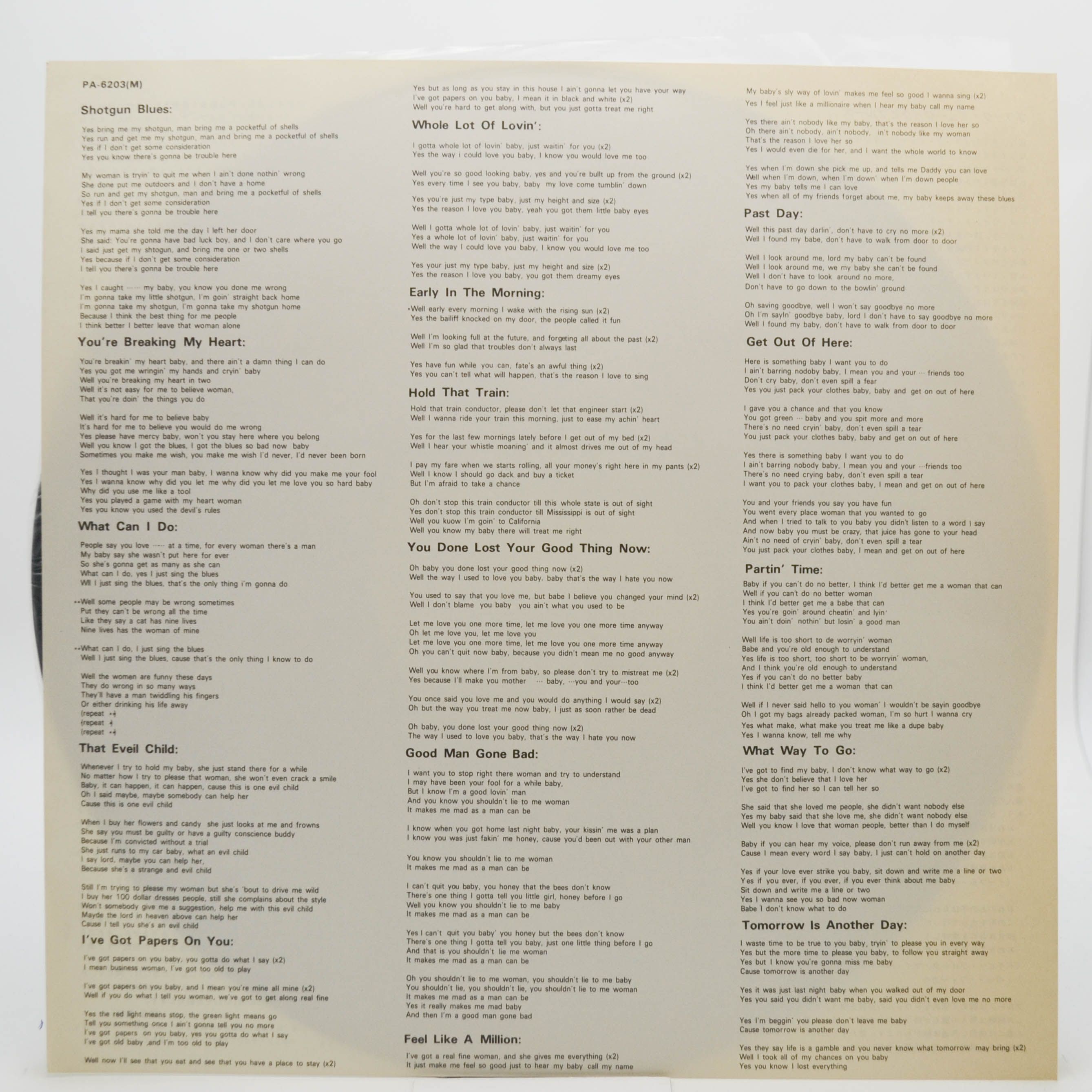 B.B.King — Just Sing The Blues - The Time Of B.B.King Vol.2, 1976