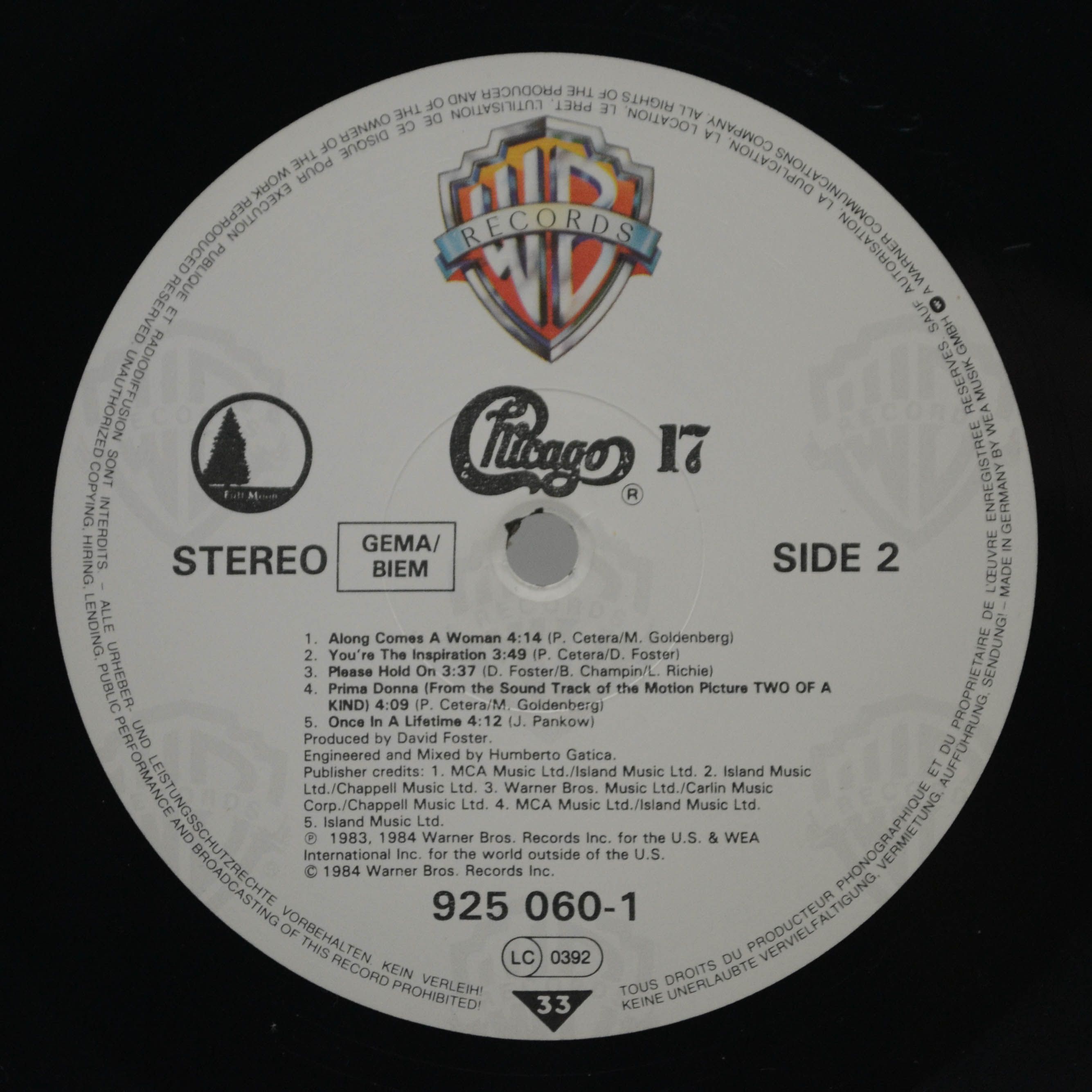 Chicago — Chicago 17, 1984