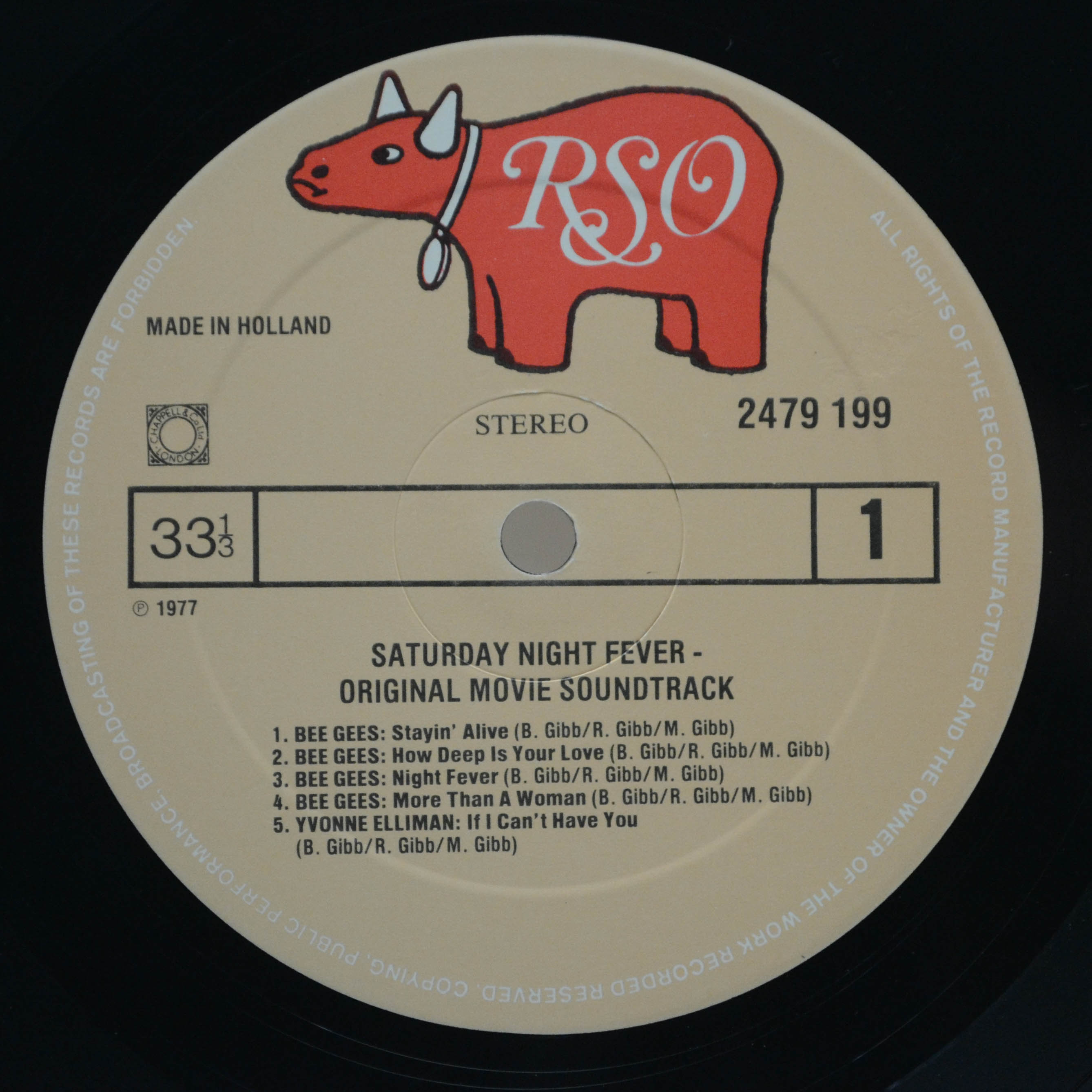 Various — Saturday Night Fever (The Original Movie Sound Track) (2LP), 1977