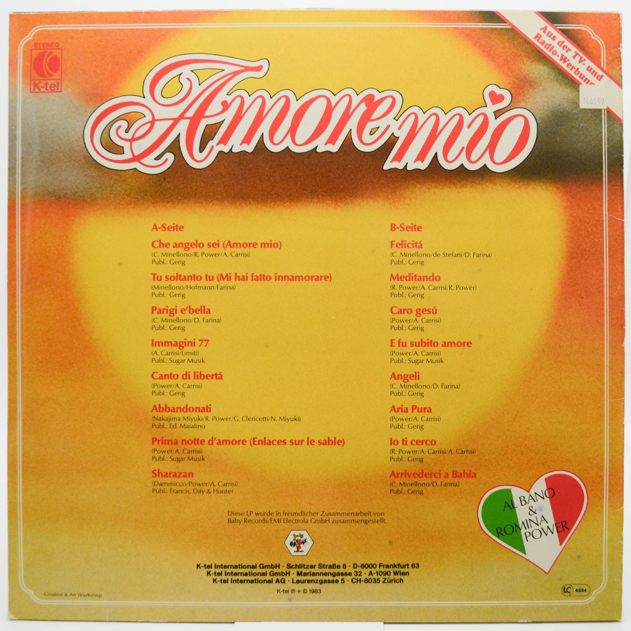 Al Bano & Romina Power — Amore Mio, 1983