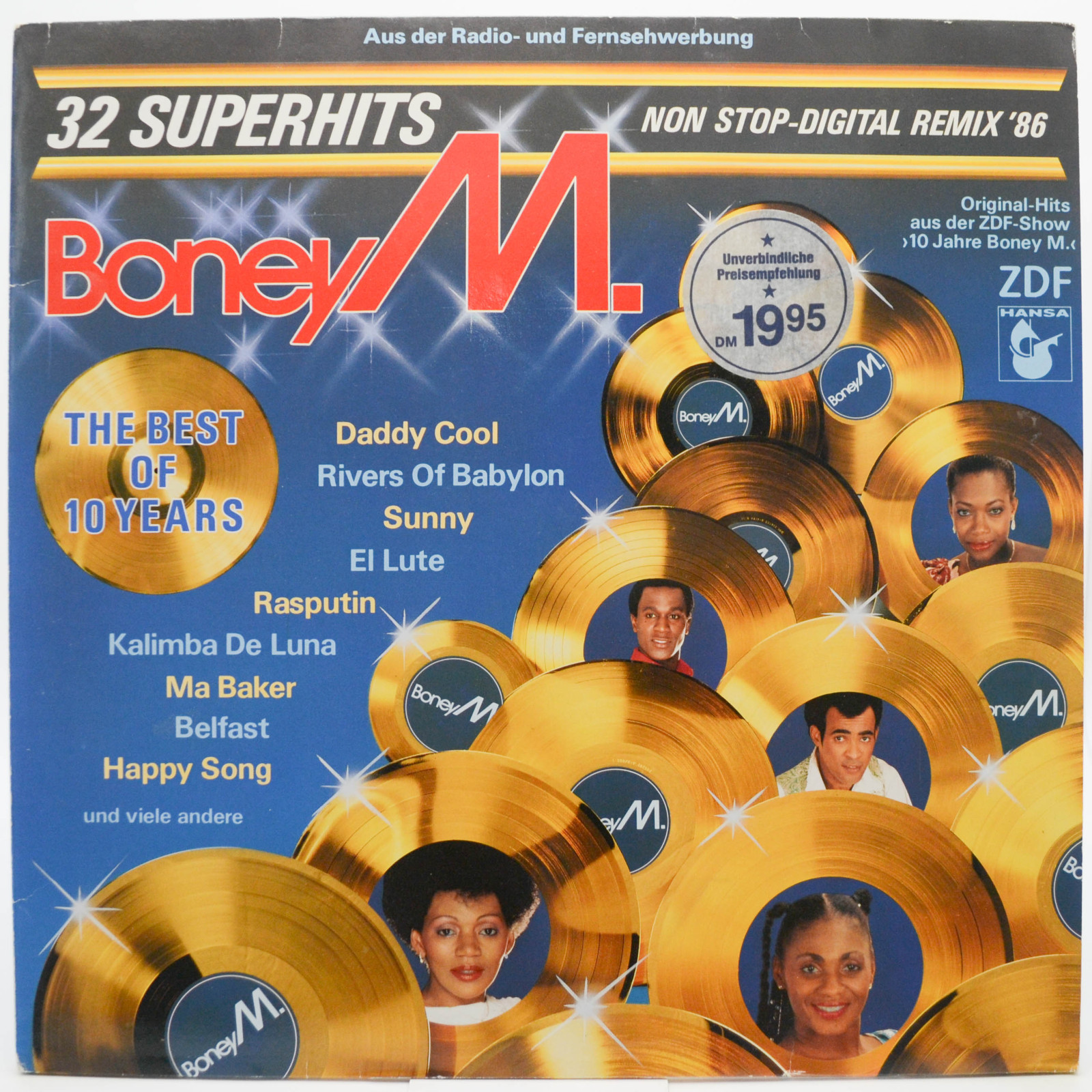 Boney M. — The Best Of 10 Years, 1986