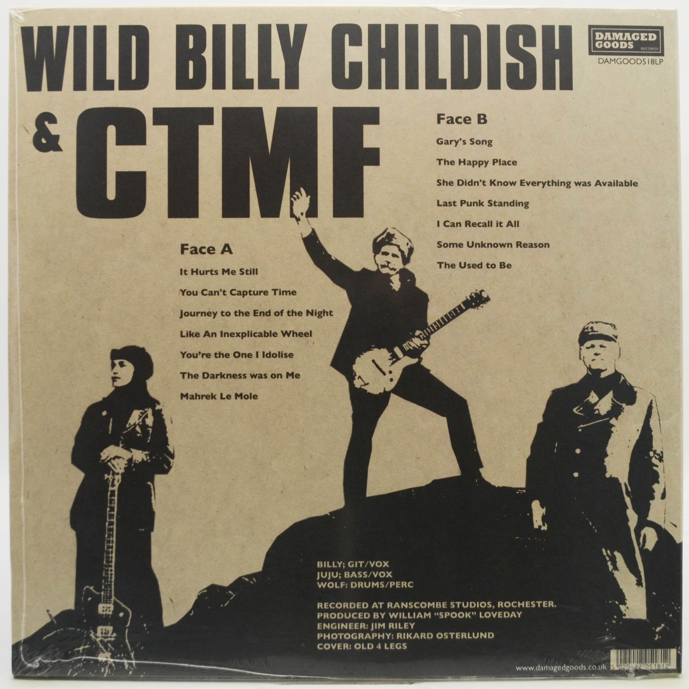 Виниловая пластинка Wild Billy Childish* & CTMF — Last Punk Standing... And Other Hits! (UK), 2019