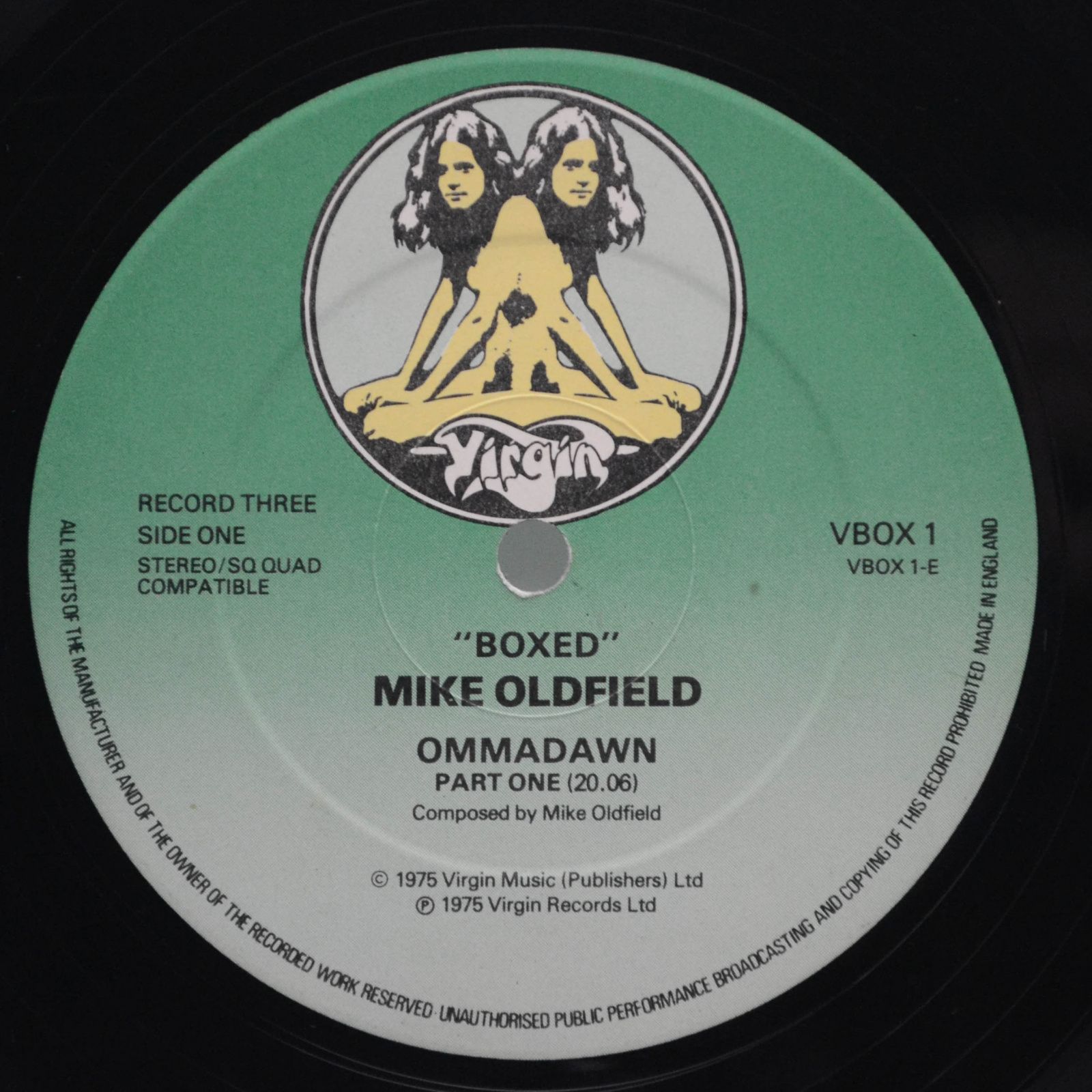 Mike Oldfield — Boxed (UK, Box-set), 1976