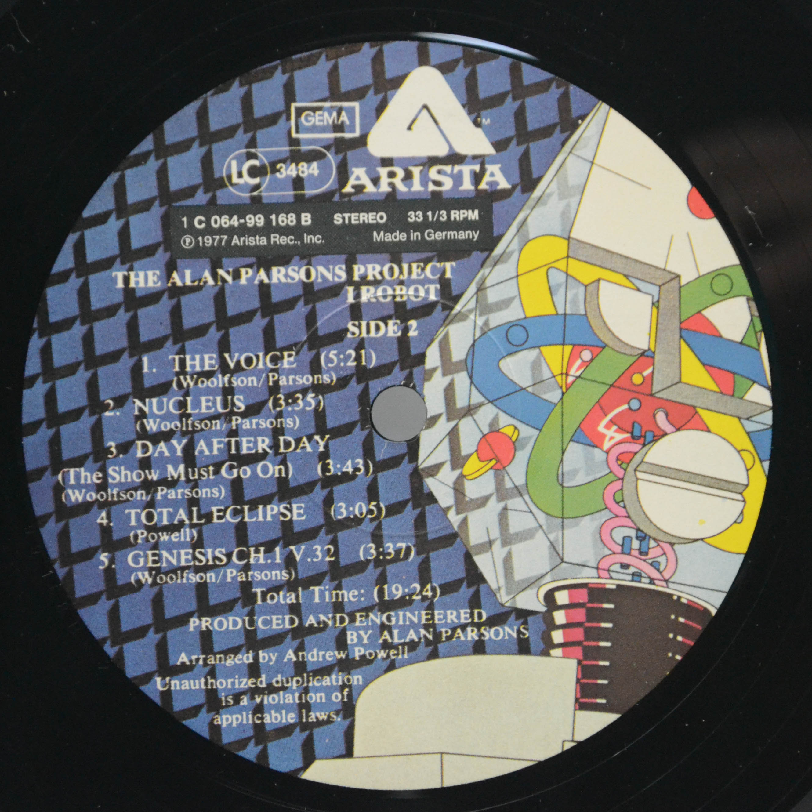 Alan Parsons Project — I Robot, 1977