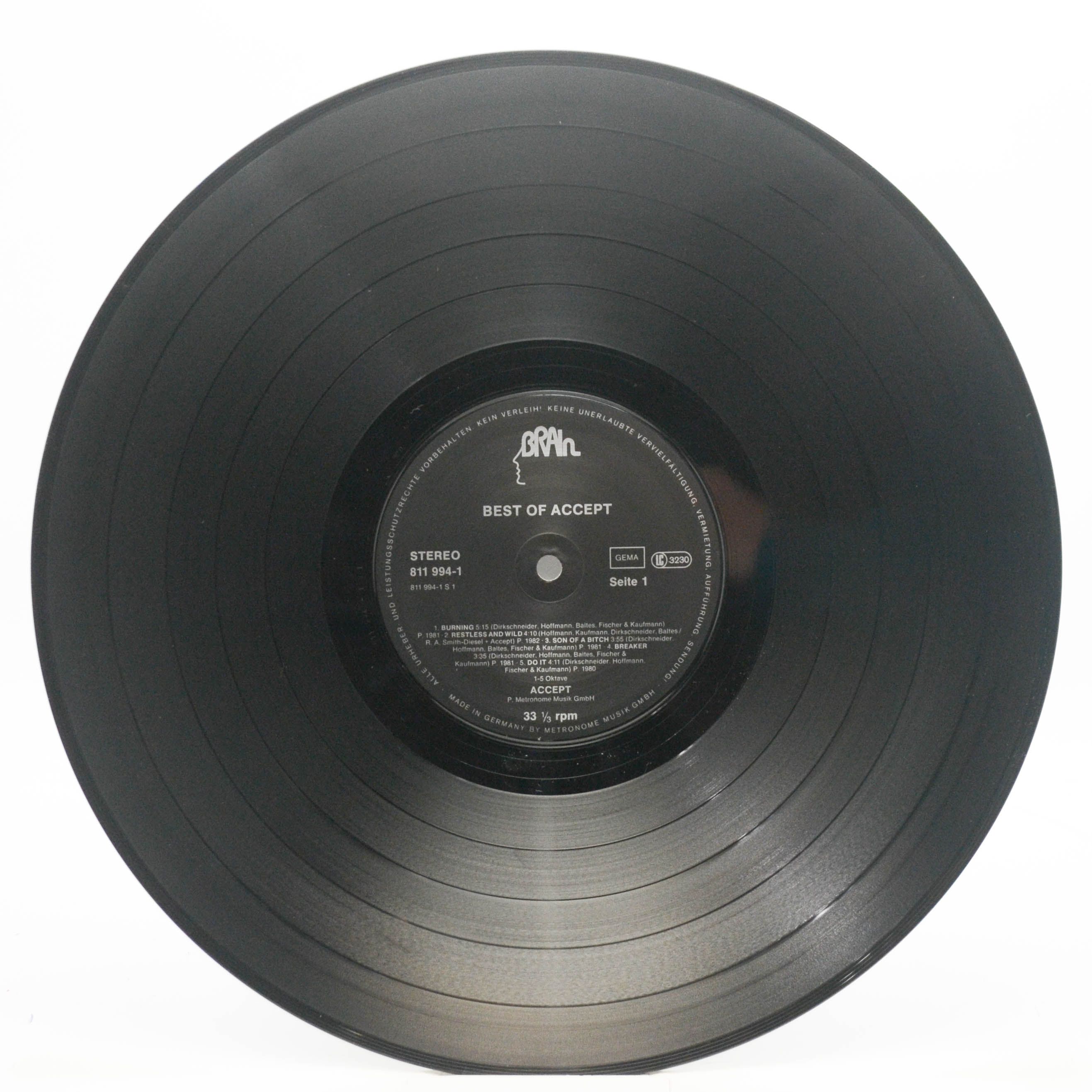 Виниловая пластинка Accept — Best Of Accept (1-st, Germany), 1983