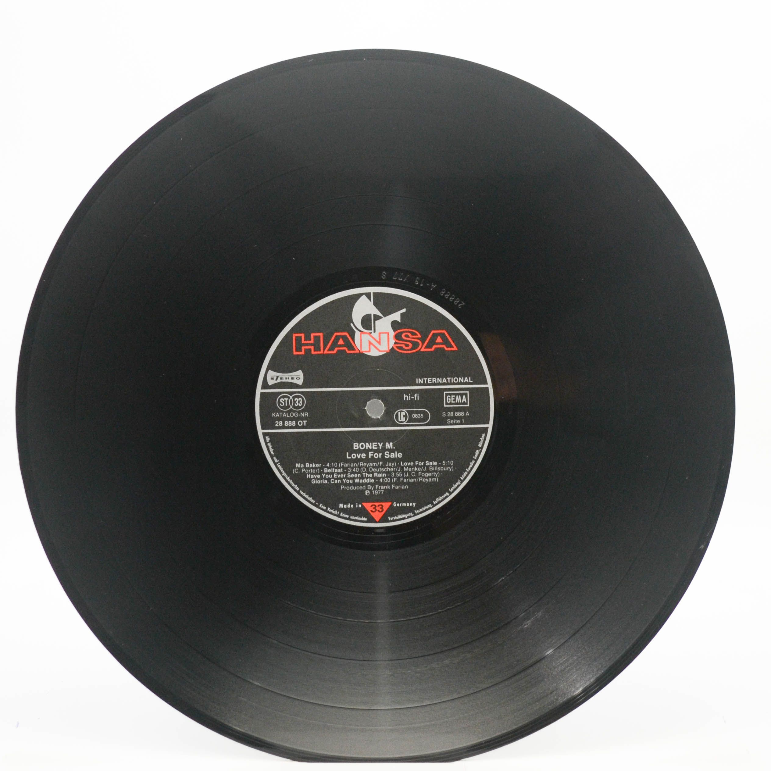 Boney M. — Love For Sale, 1977