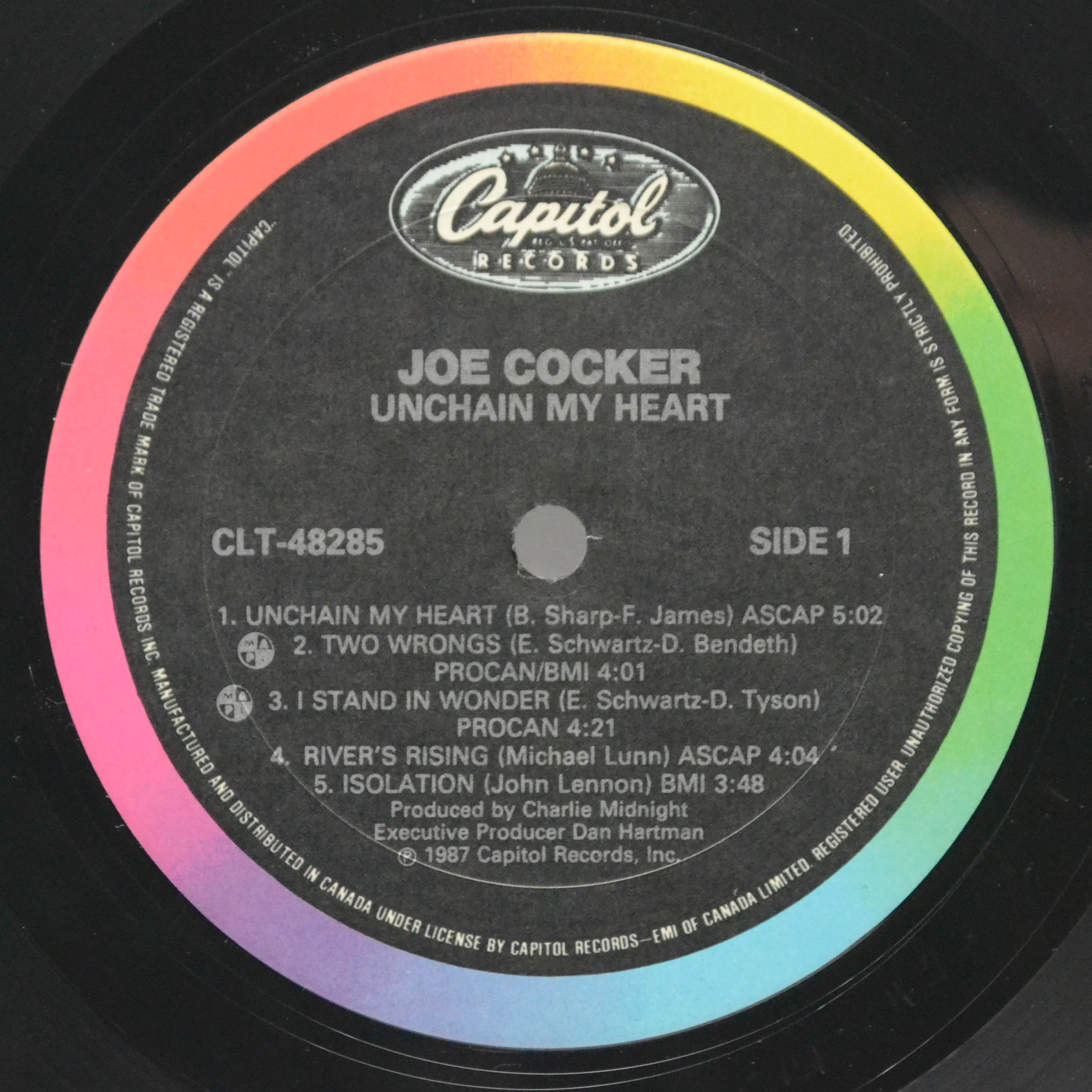 Joe Cocker — Unchain My Heart, 1987