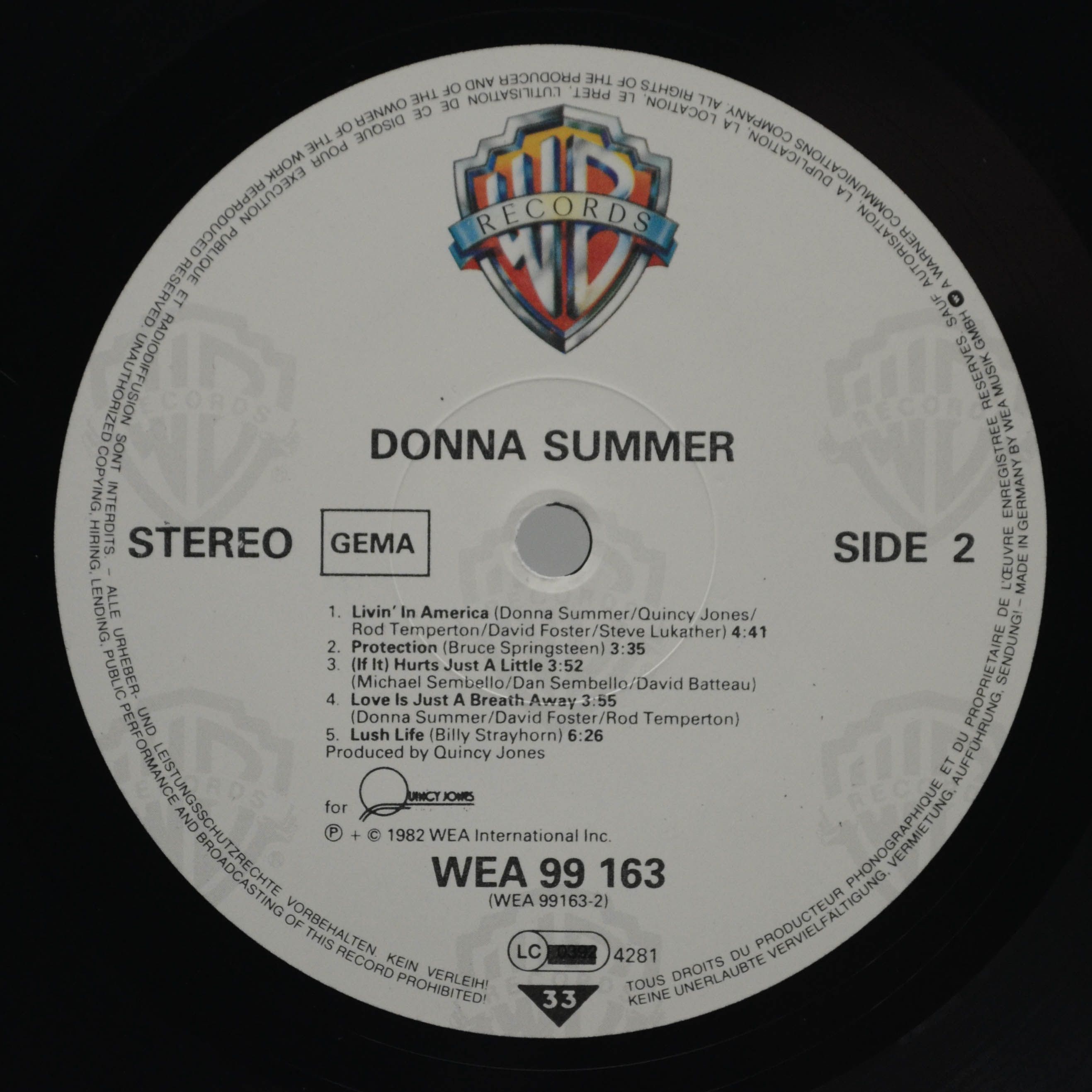 Donna Summer — Donna Summer, 1982