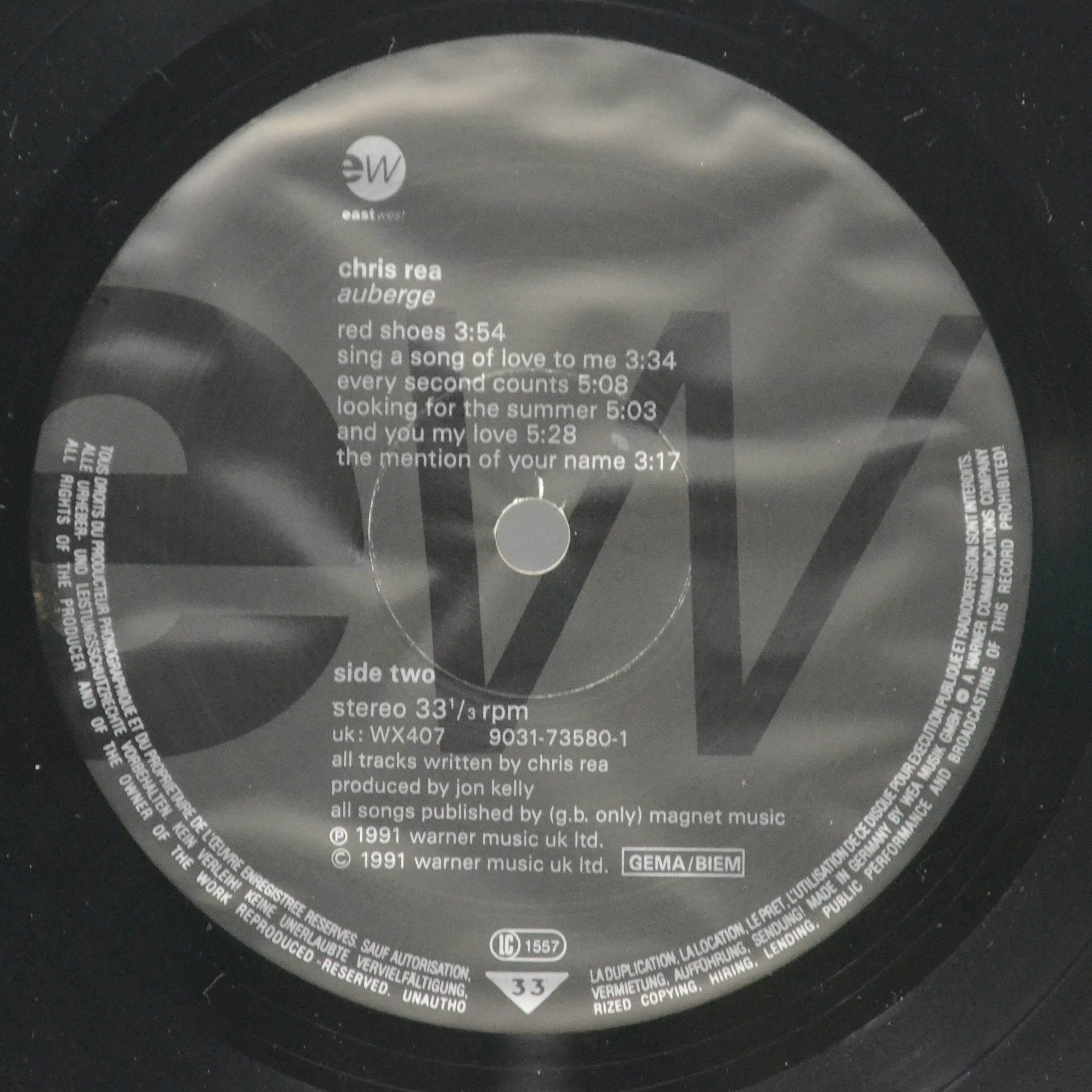 Chris Rea — Auberge, 1991