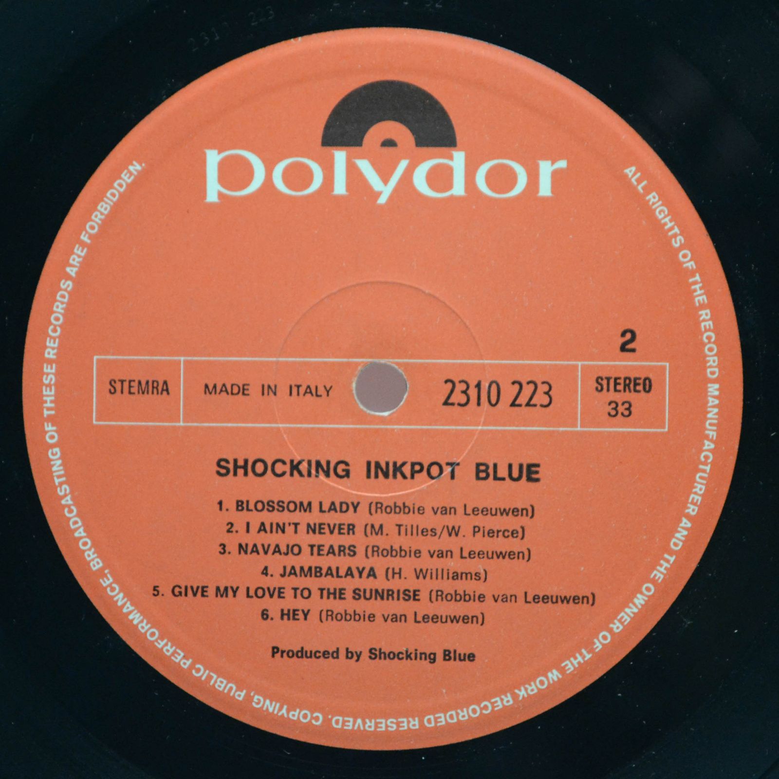 Shocking Blue — Inkpot, 1972