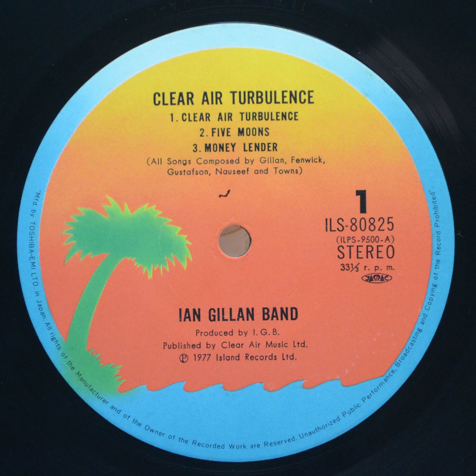 Ian Gillan Band — Clear Air Turbulence, 1977