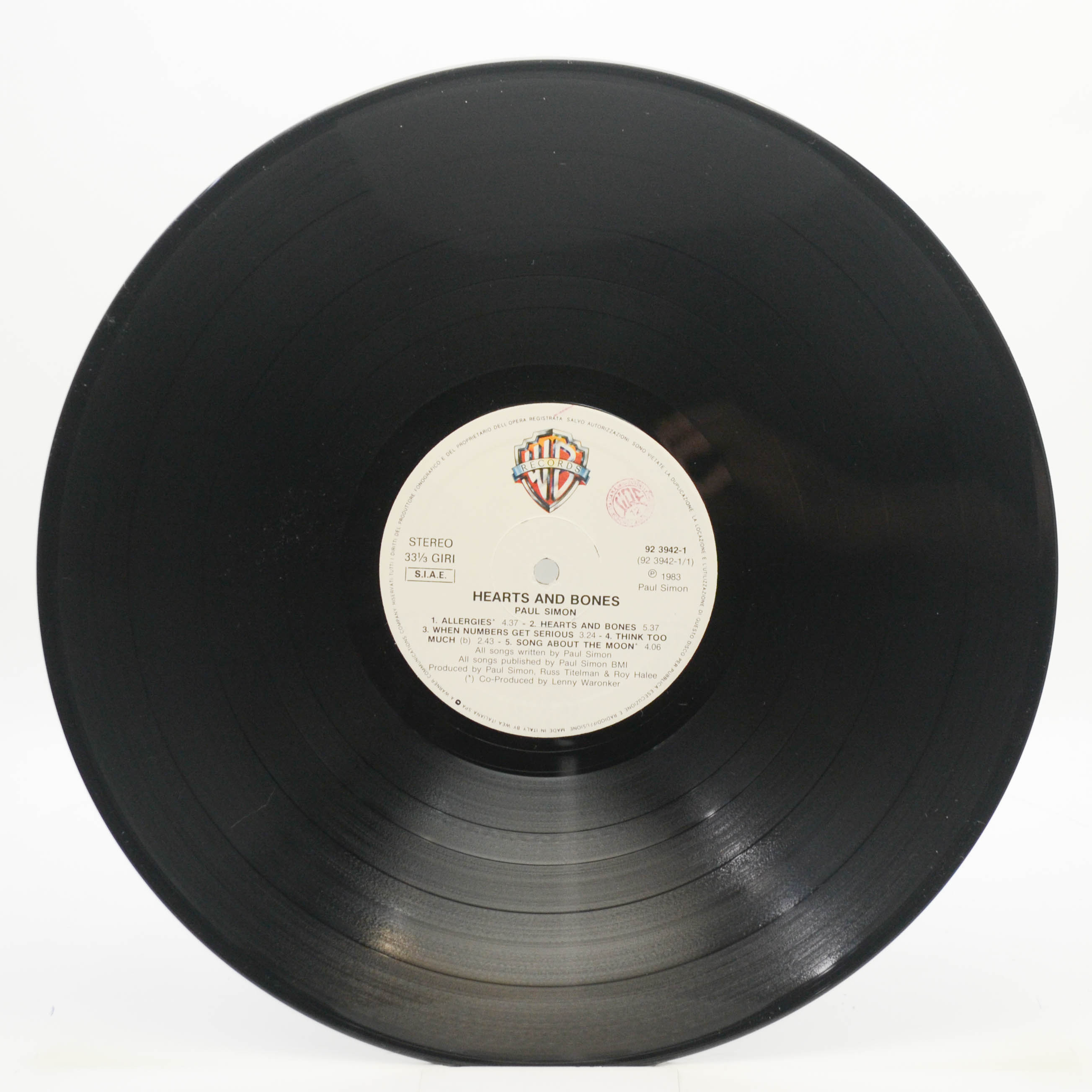 Paul Simon — Hearts And Bones, 1983