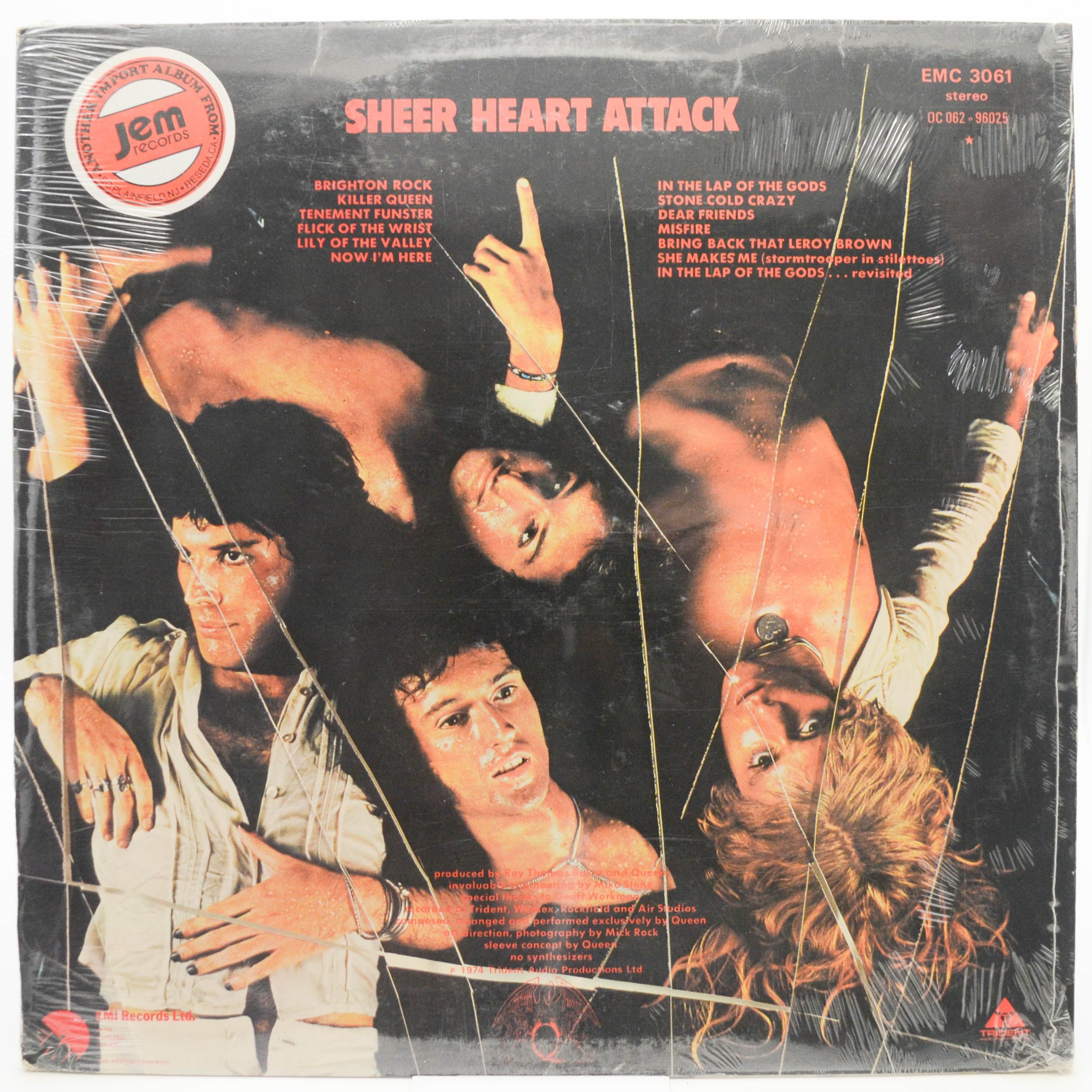 Queen — Sheer Heart Attack (1-st, UK), 1974