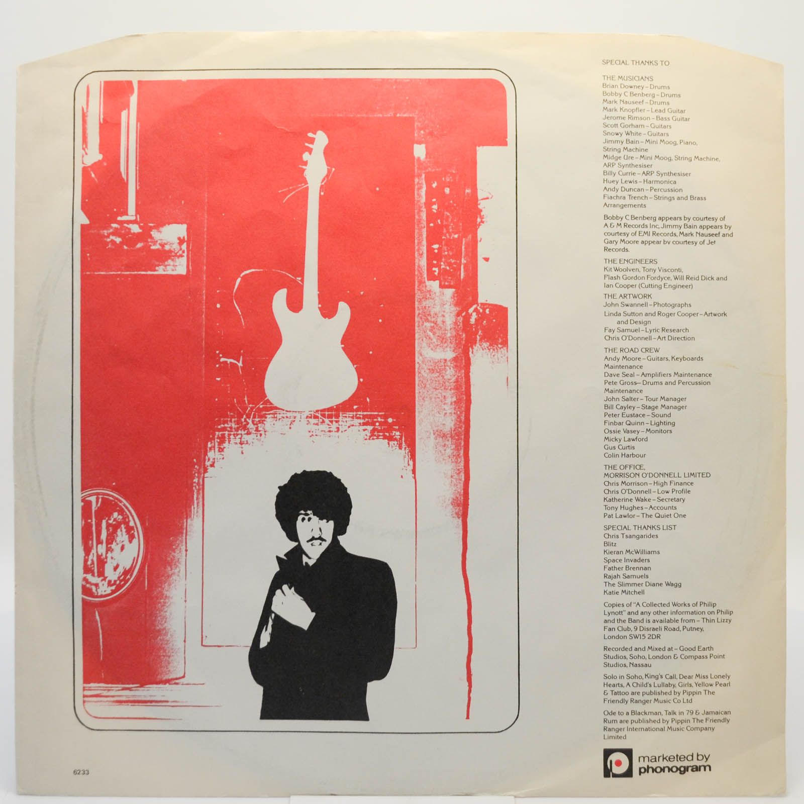 Philip Lynott — Solo In Soho, 1980