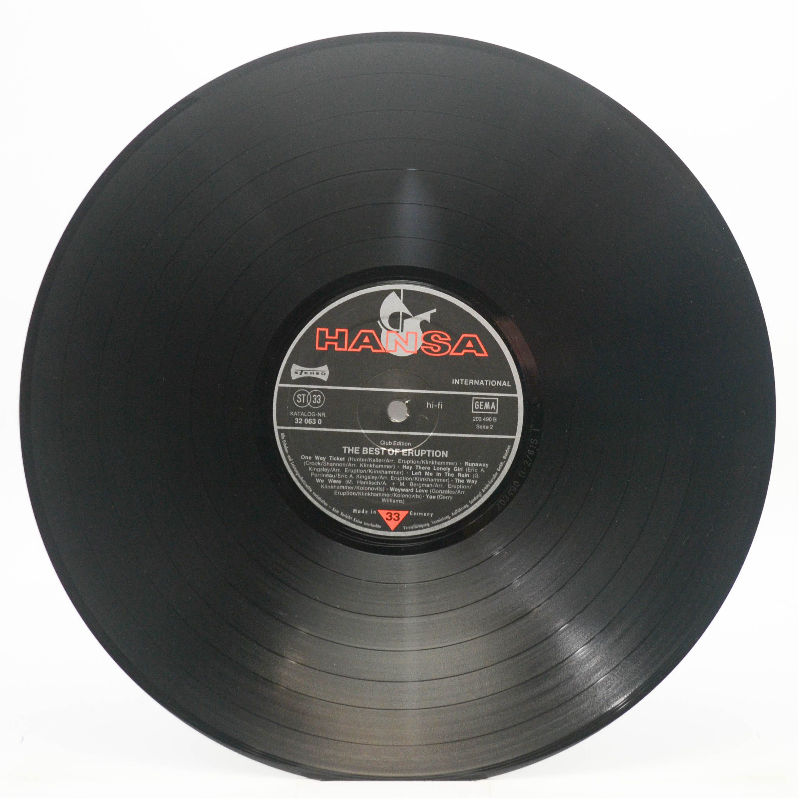 Eruption — The Best Of Eruption, 1981