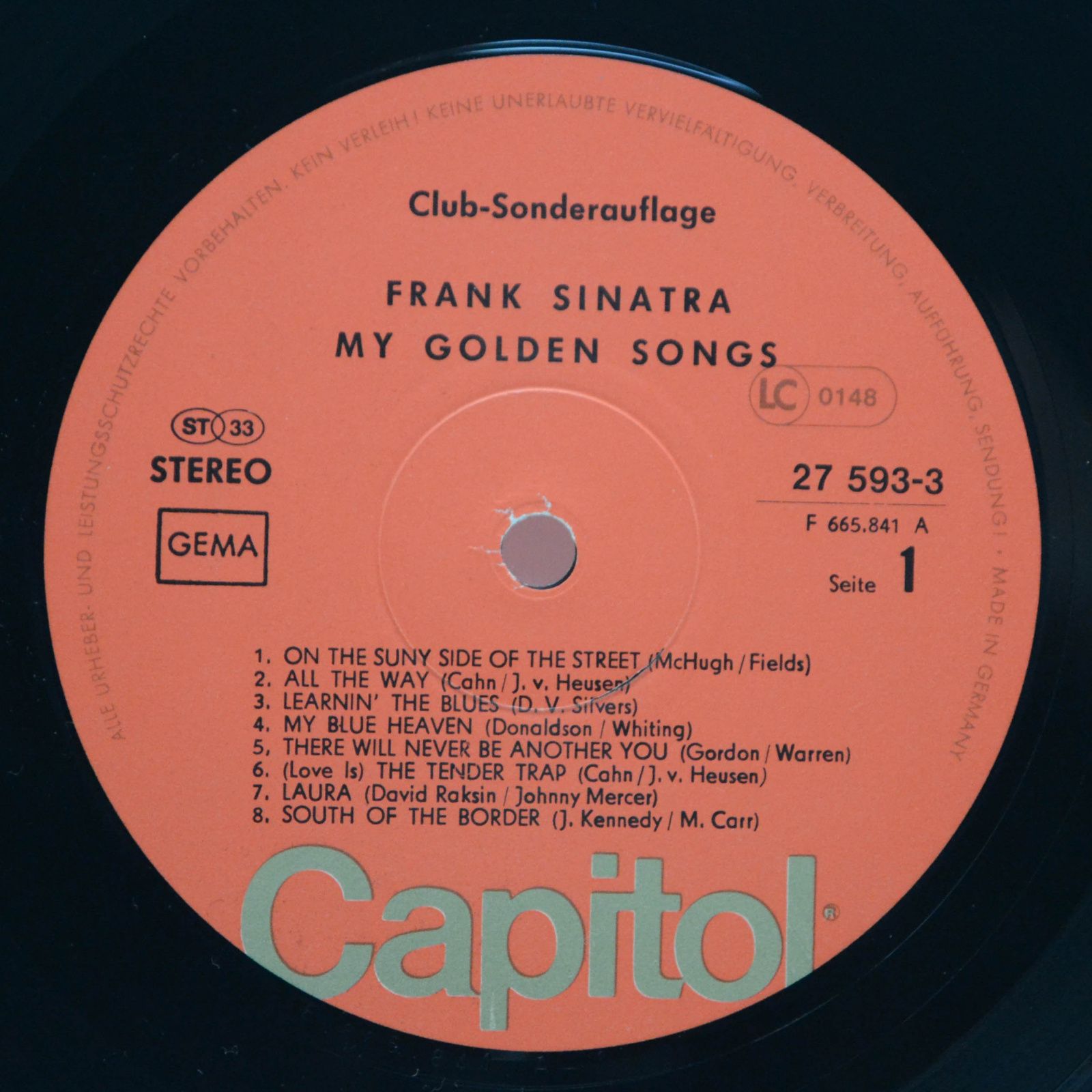 Frank Sinatra — My Golden Songs, 1977