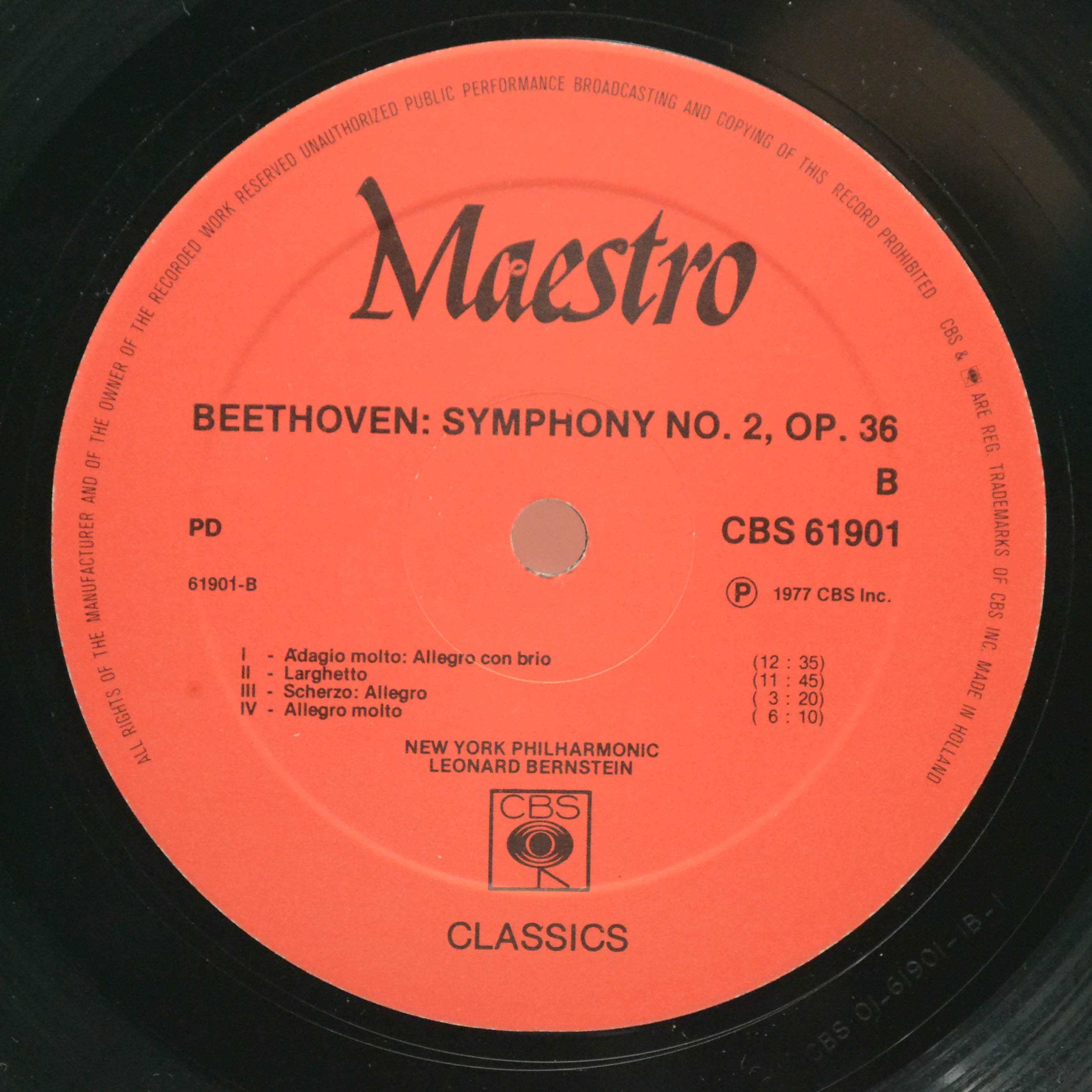 Beethoven - Leonard Bernstein, New York Philharmonic — Symphonies No.1&2, 1977