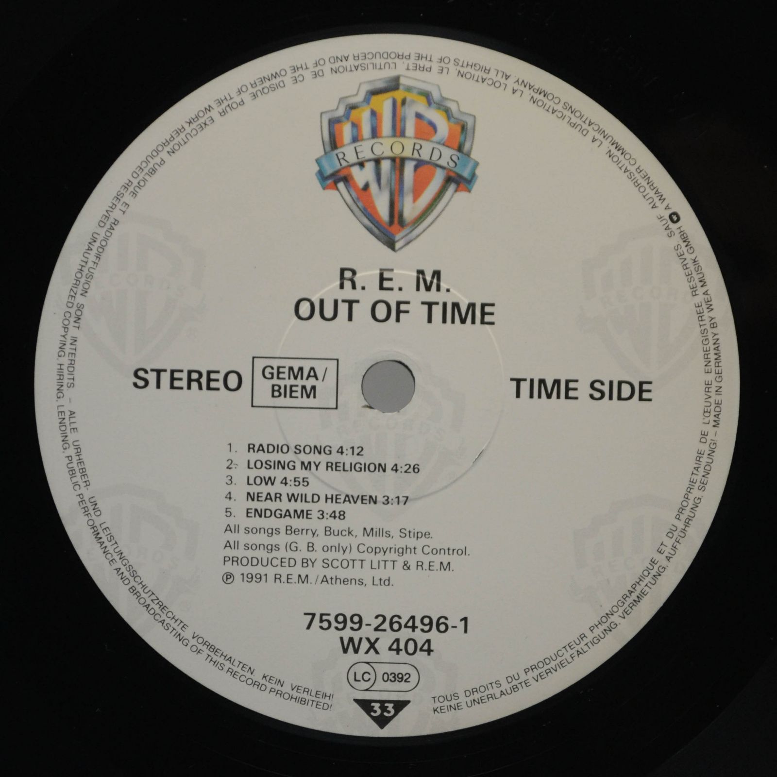 R.E.M. — Out Of Time, 1991
