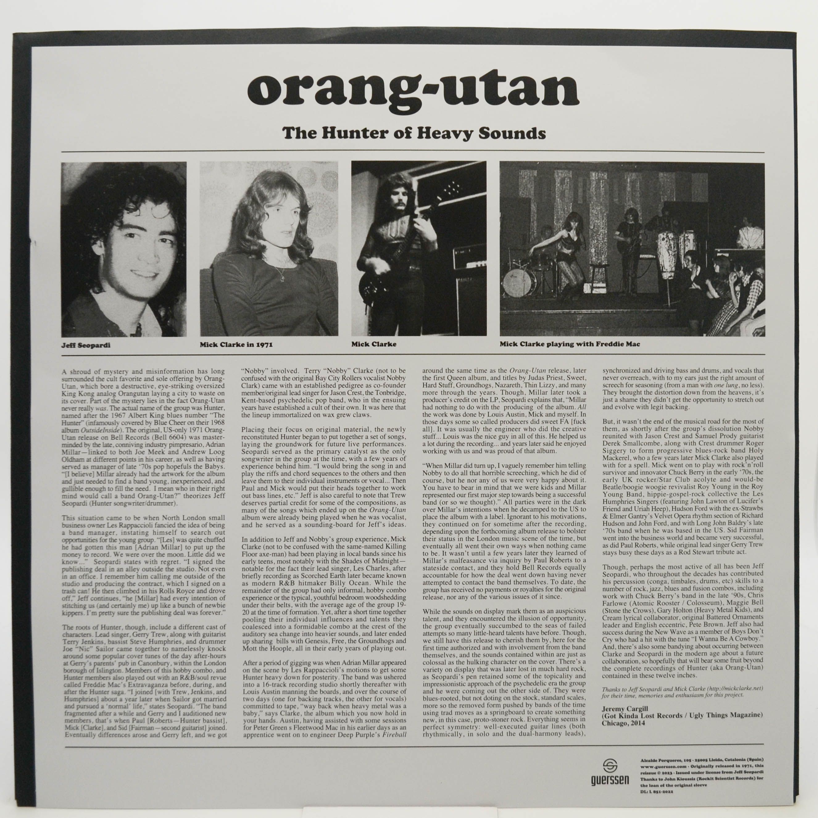 Виниловая пластинка Orang-Utan — Orang-Utan, 1971