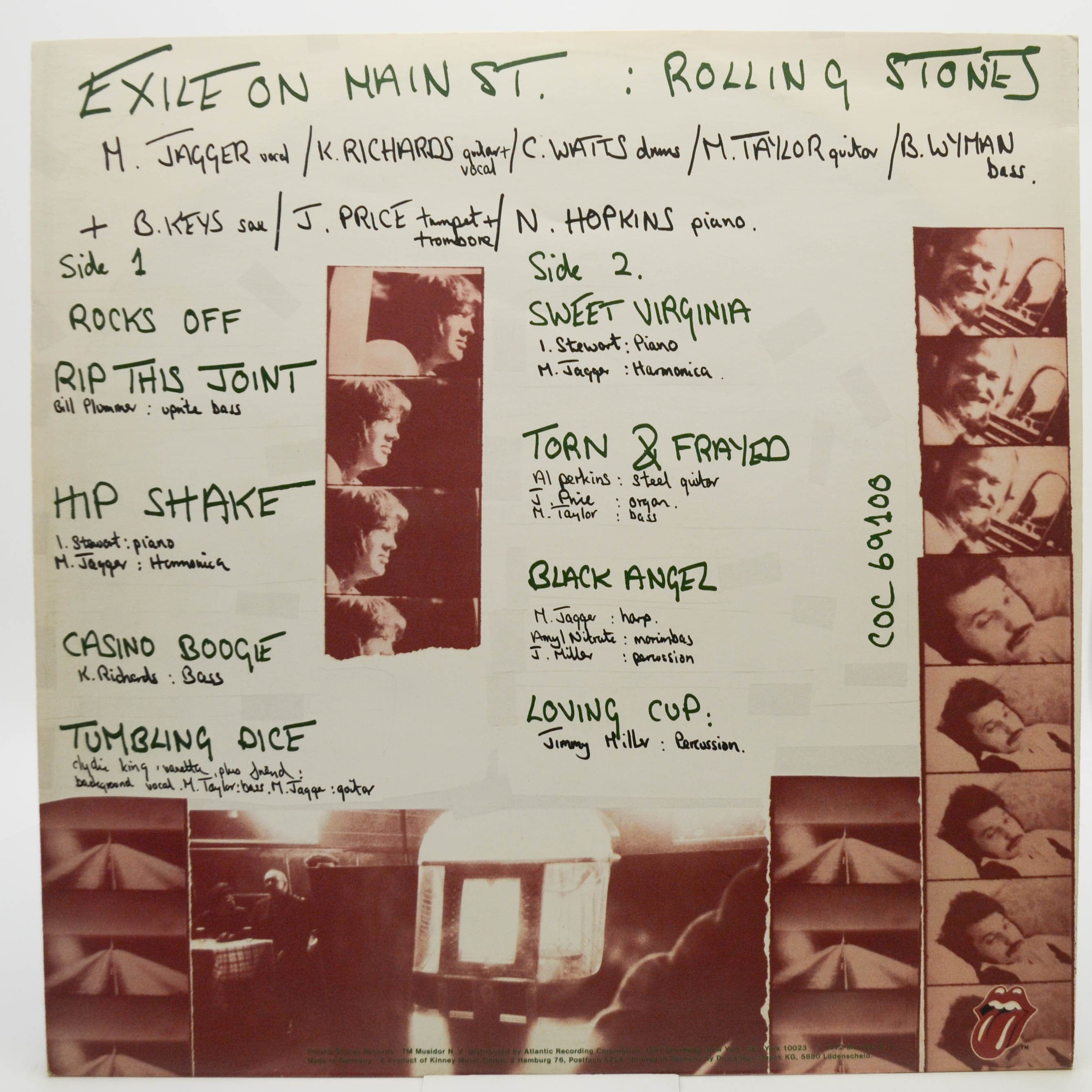 Rolling Stones — Exile On Main St (2LP), 1972