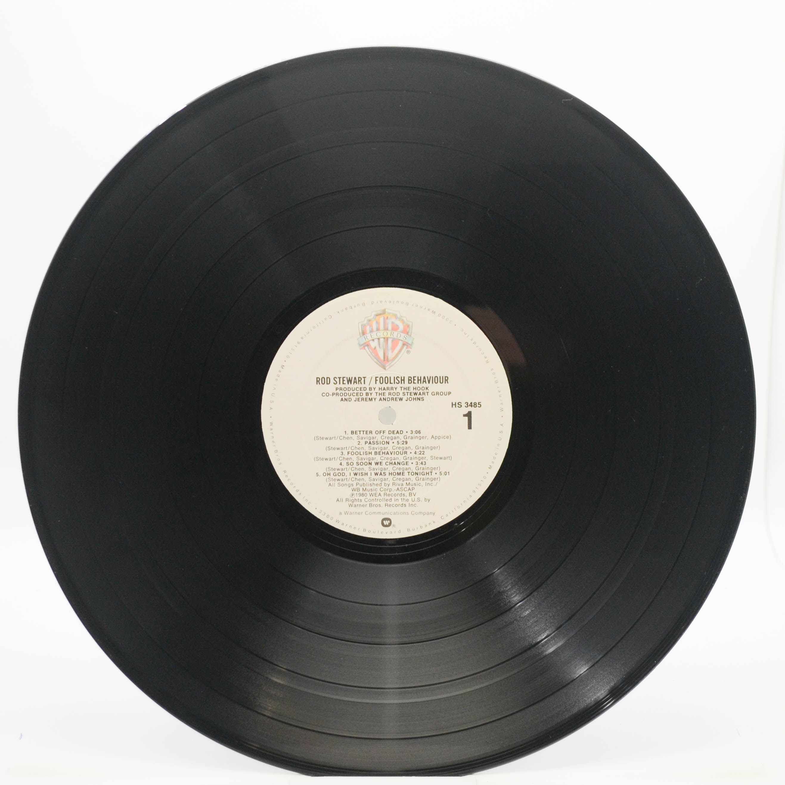 Rod Stewart — Foolish Behaviour (USA), 1980