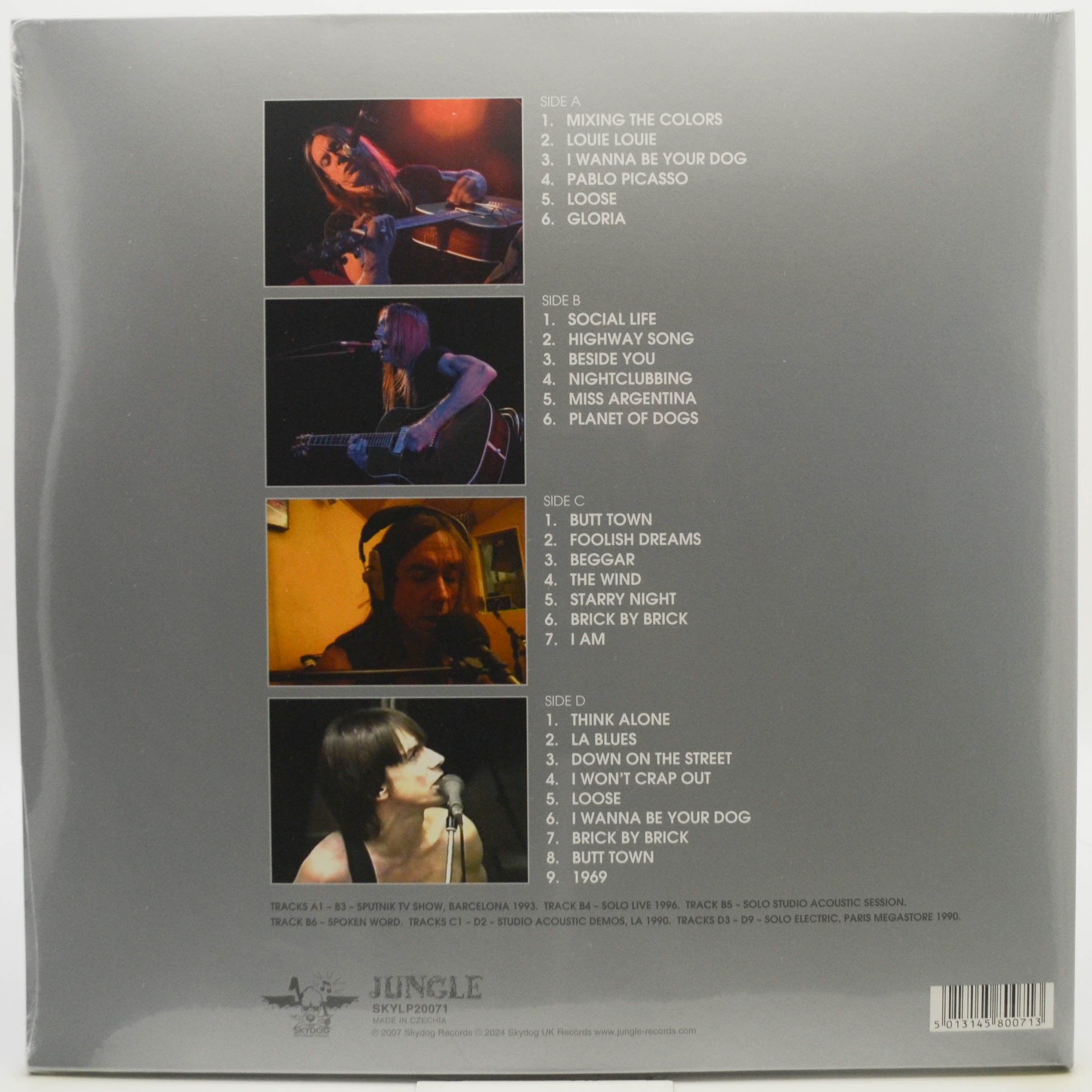 Виниловая пластинка Iggy Pop — Acoustics KO (2LP), 2024