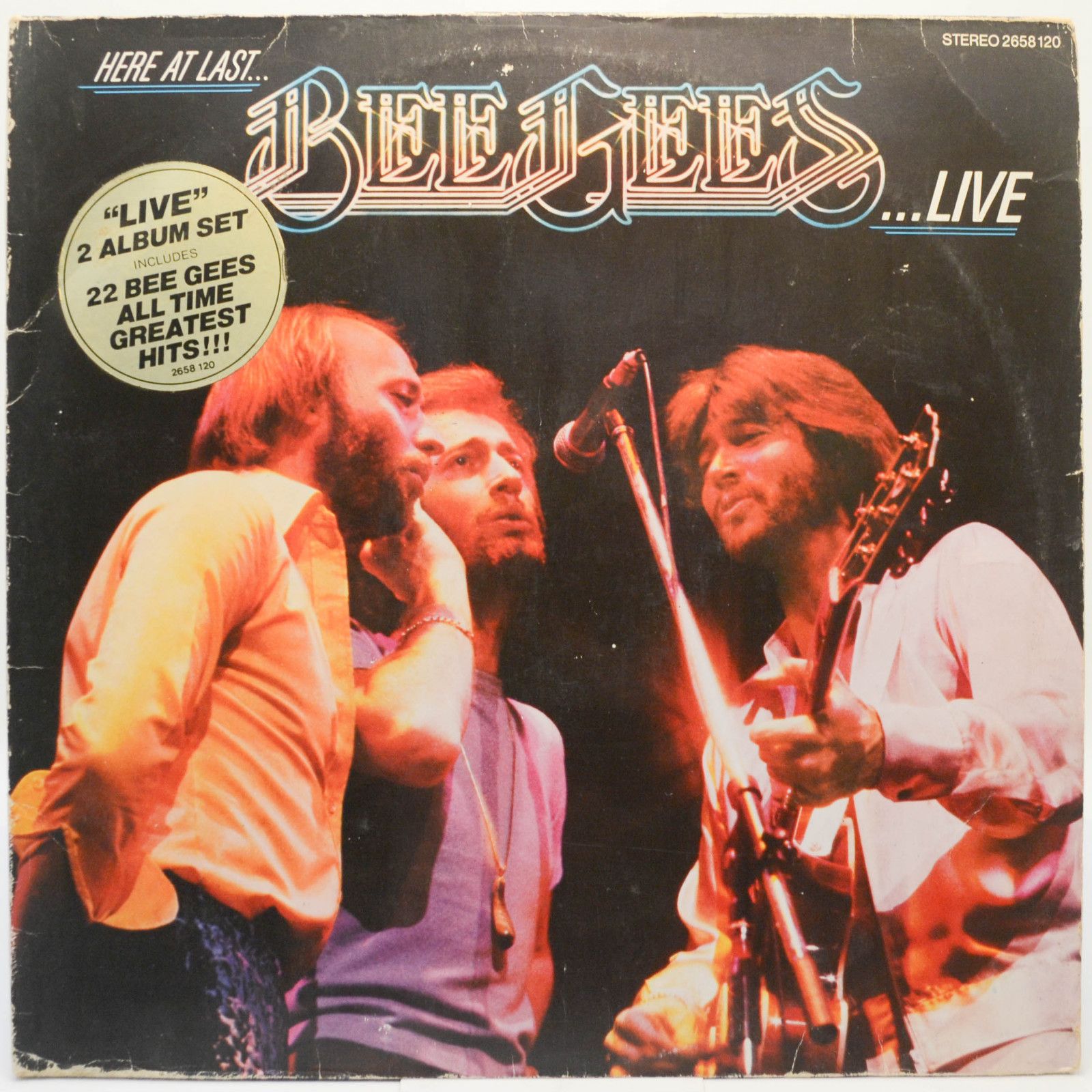 Bee Gees — Here At Last... Bee Gees ...Live (2LP), 1977