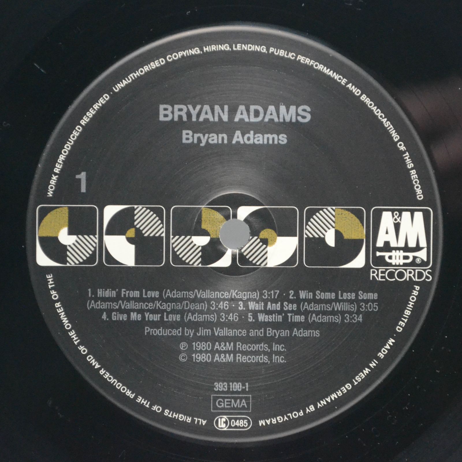 Bryan Adams — Bryan Adams, 1980