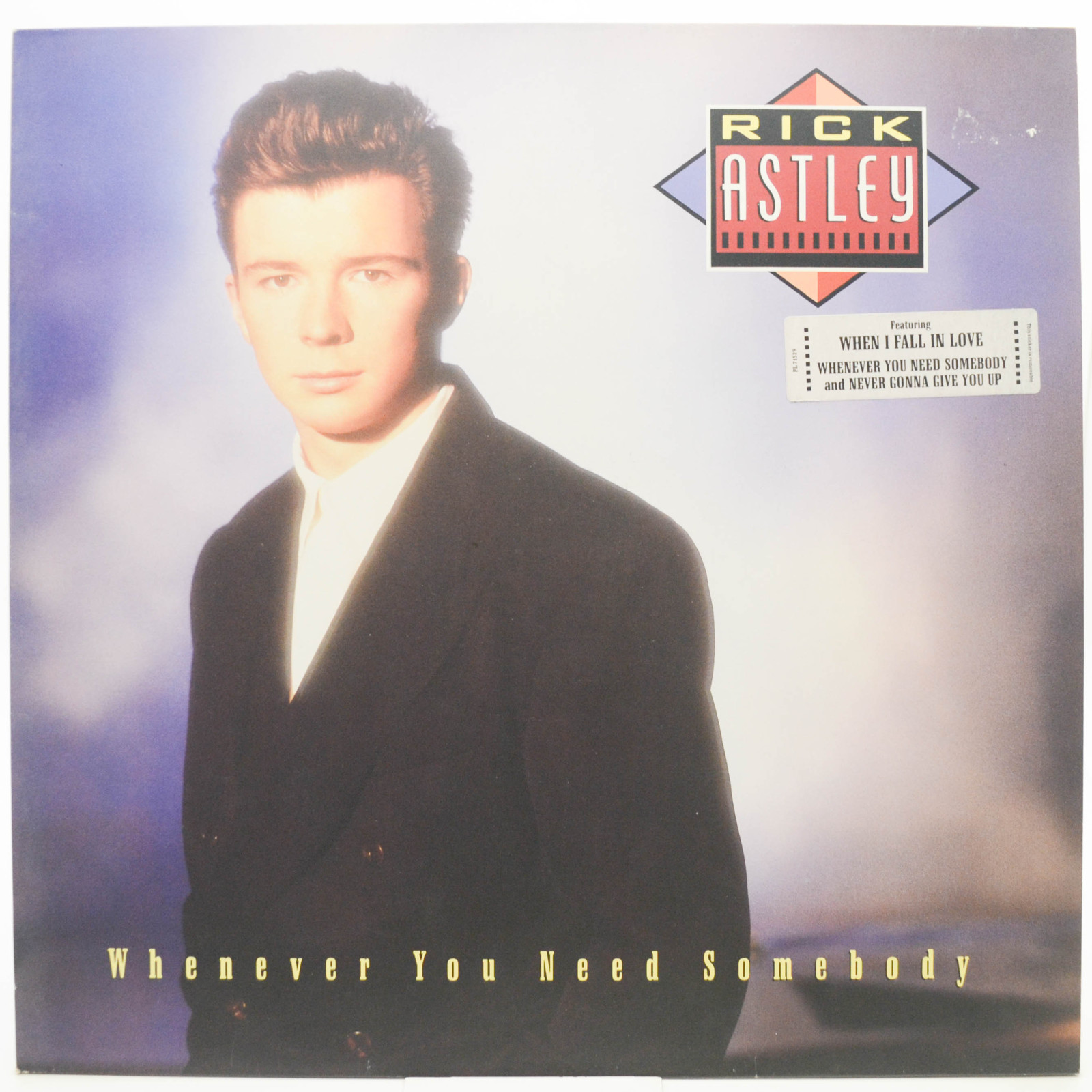 Rick Astley — Whenever You Need Somebody, 1987