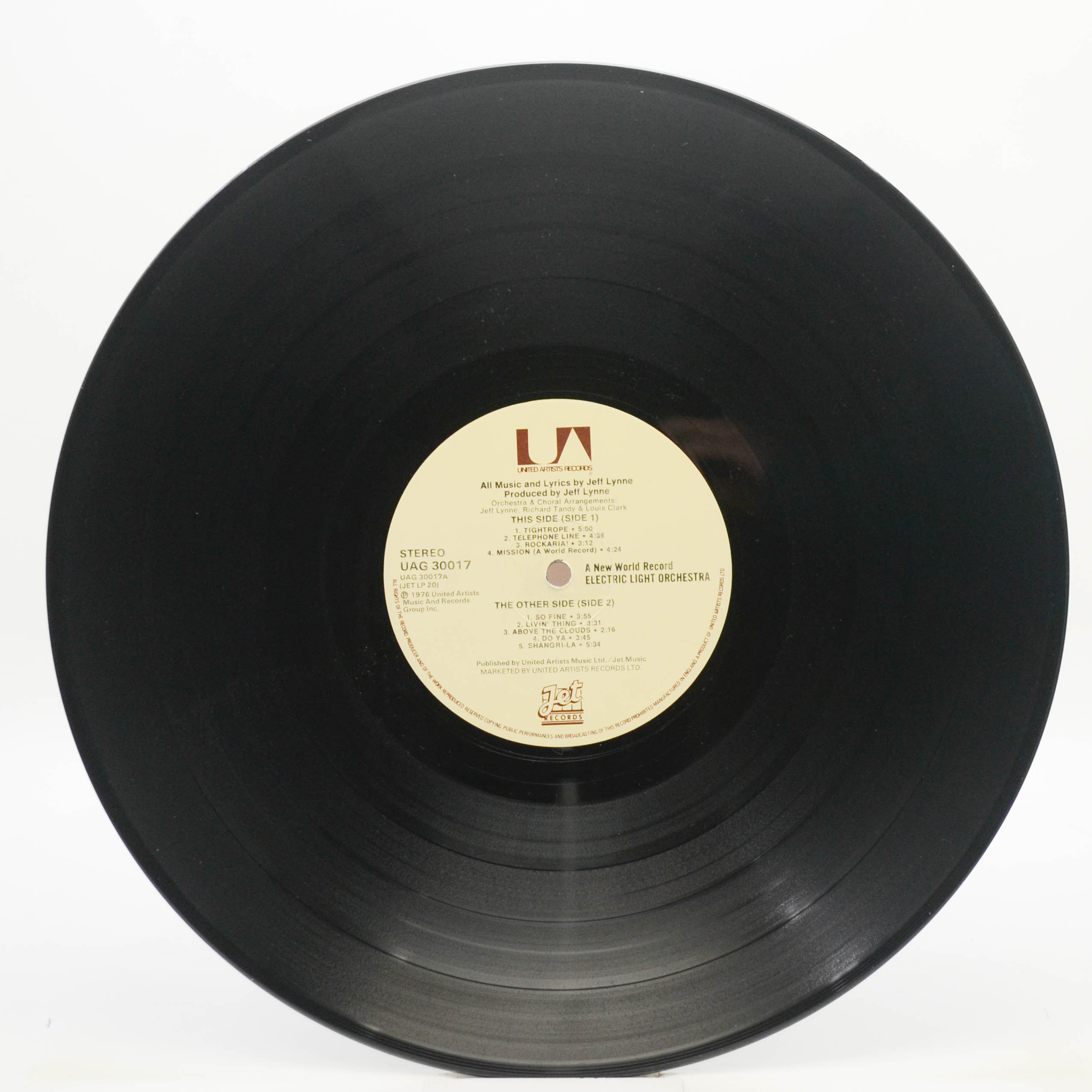 Electric Light Orchestra — A New World Record (1-st, UK), 1976