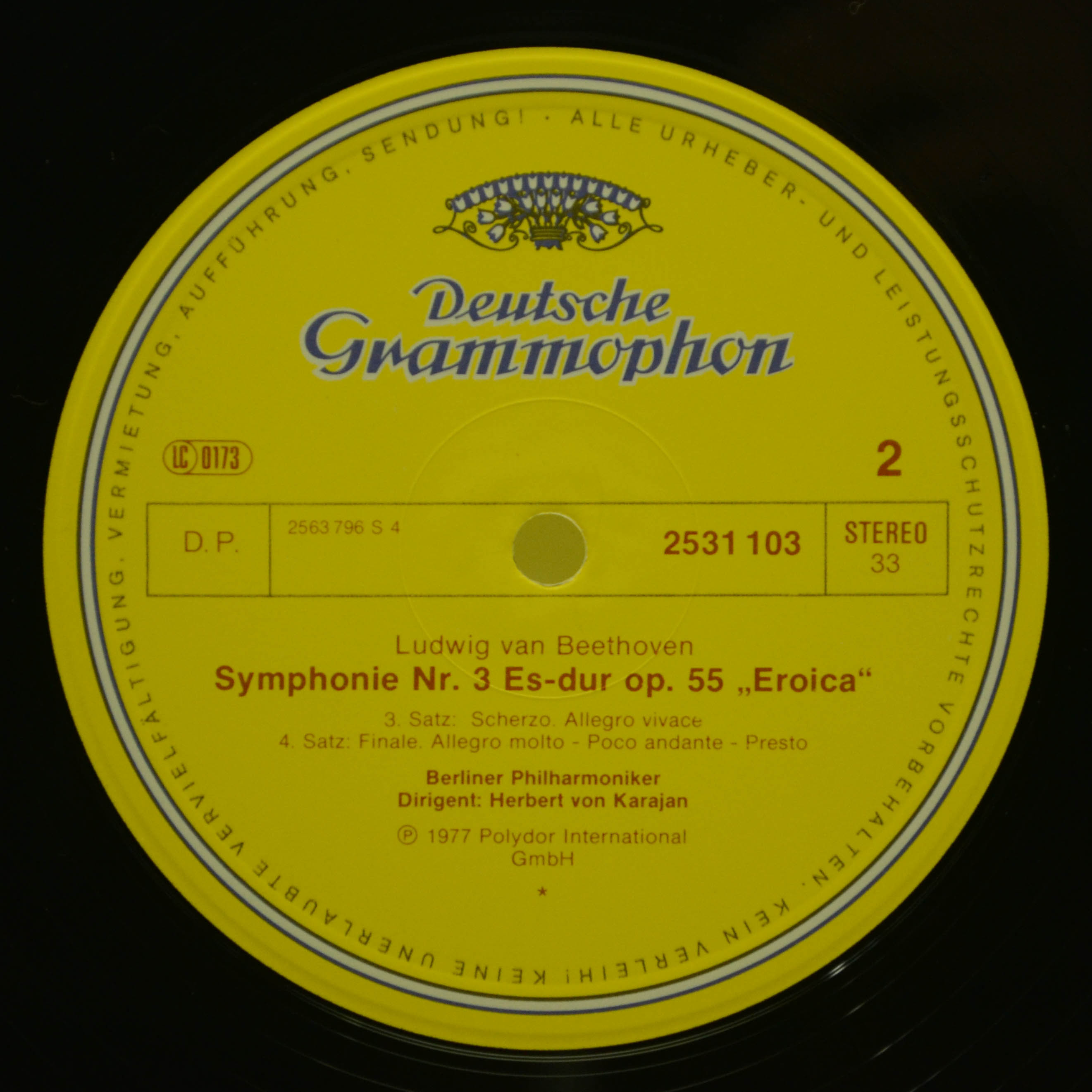 Beethoven*, Berliner Philharmoniker, Herbert von Karajan — Symphonie Nr. 3 'Eroica', 1977